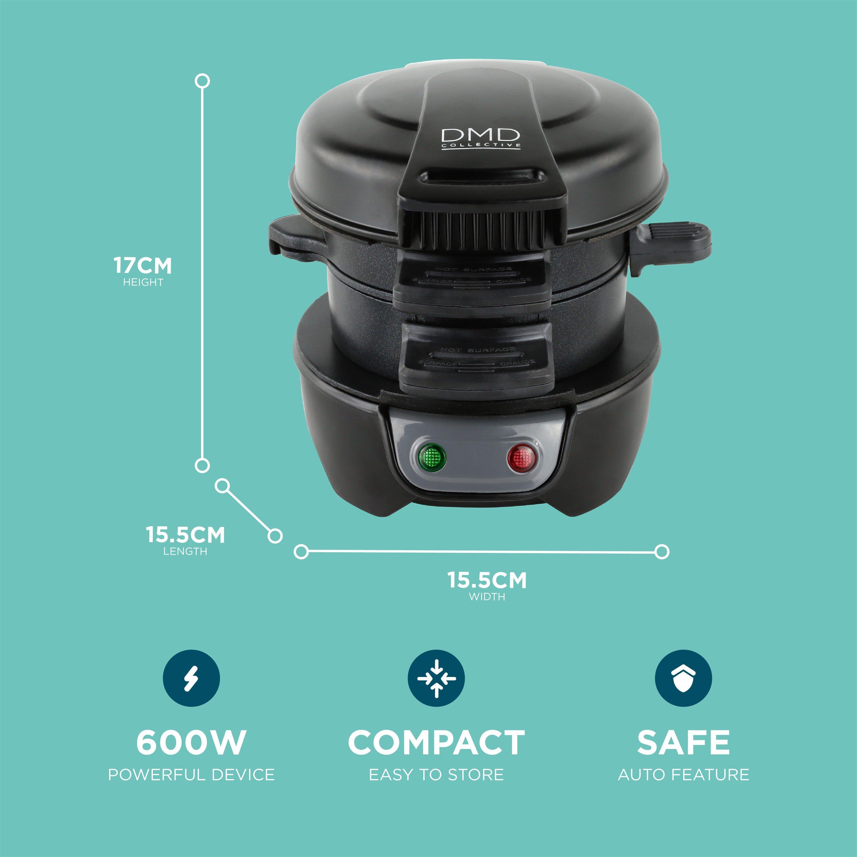 Black - DMD Collective - Breakfast Muffin Maker - 2