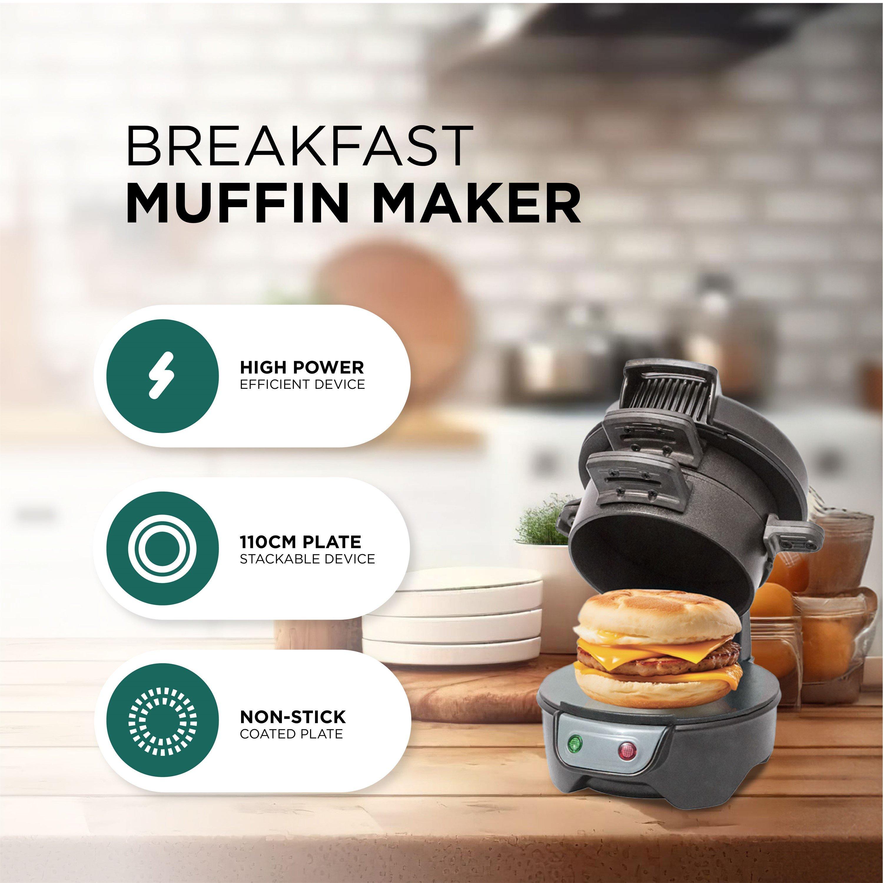 Black - DMD Collective - Breakfast Muffin Maker - 3