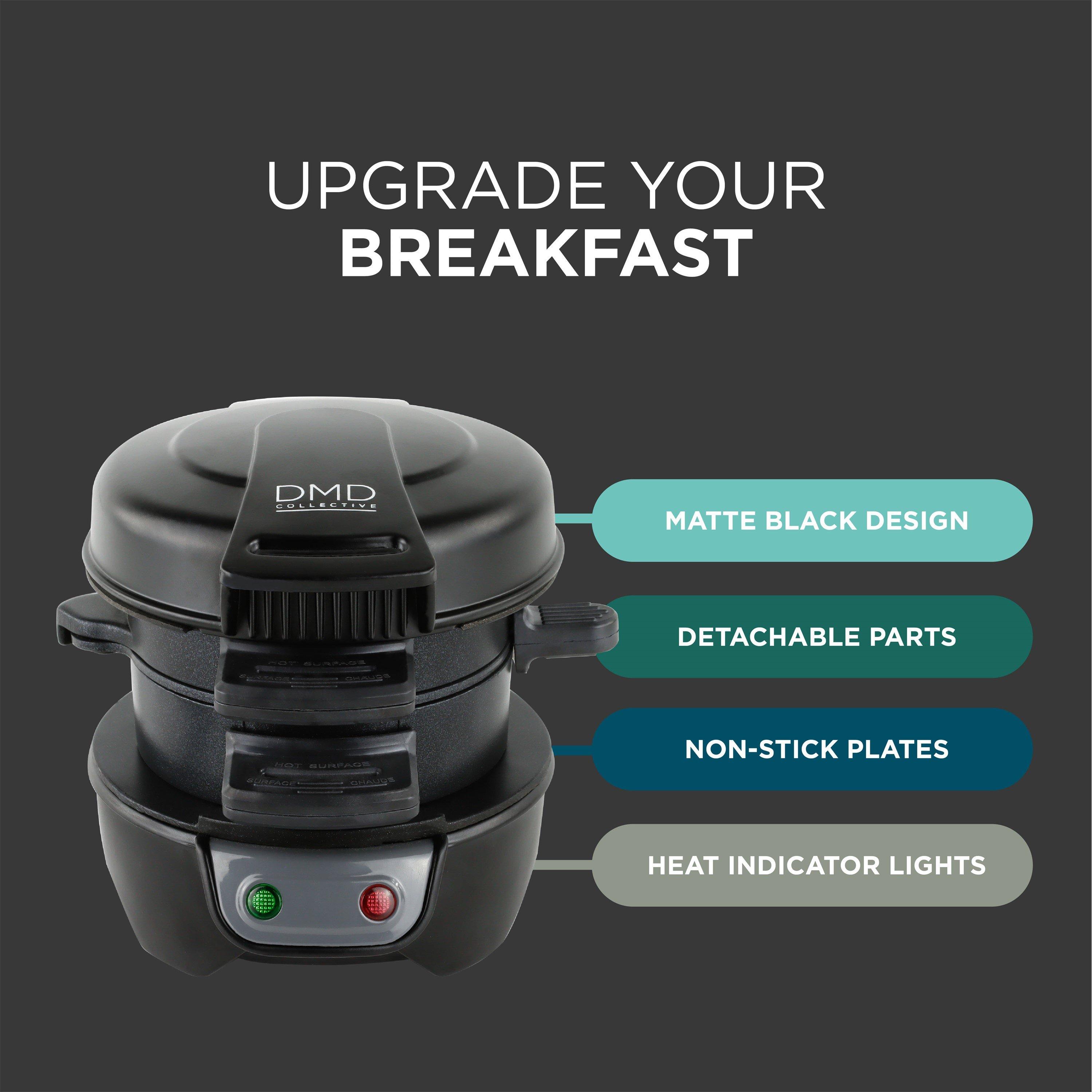 Black - DMD Collective - Breakfast Muffin Maker - 6