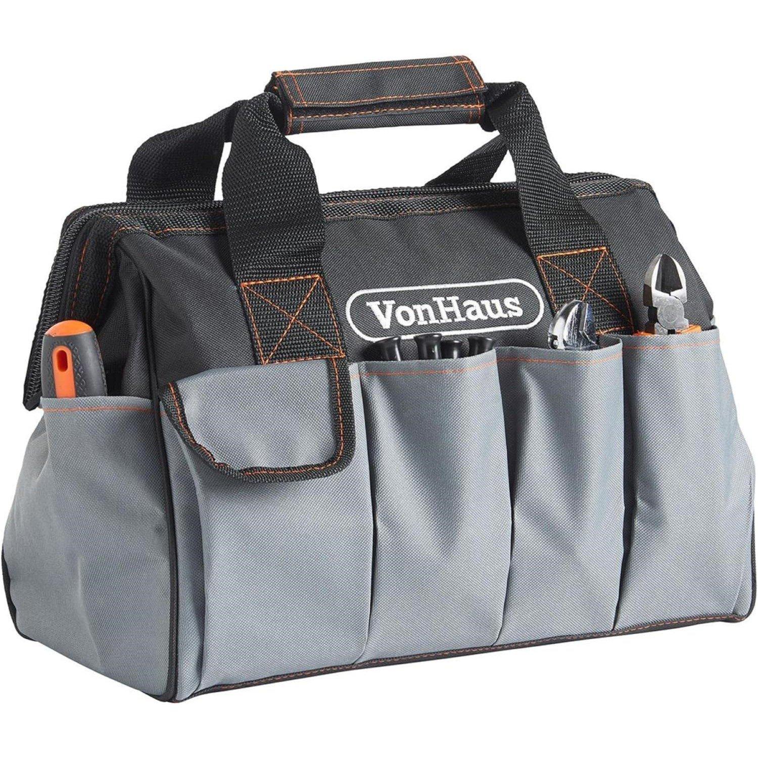 Black - VonHaus - VonHaus 92Pc Tool Set With Heavy Duty Bag - 9