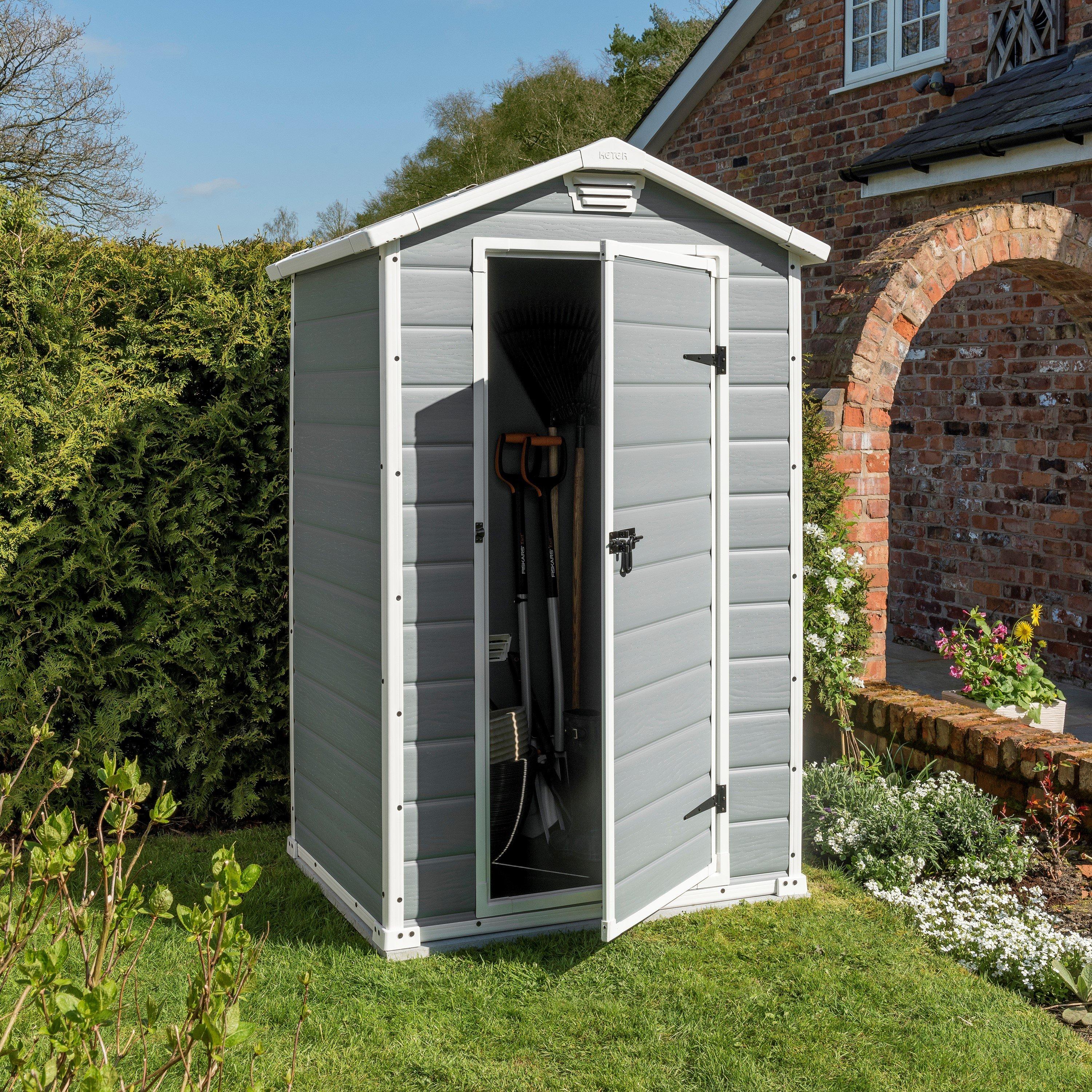 Grey - Keter - Manor 4x3ft Shed - 8