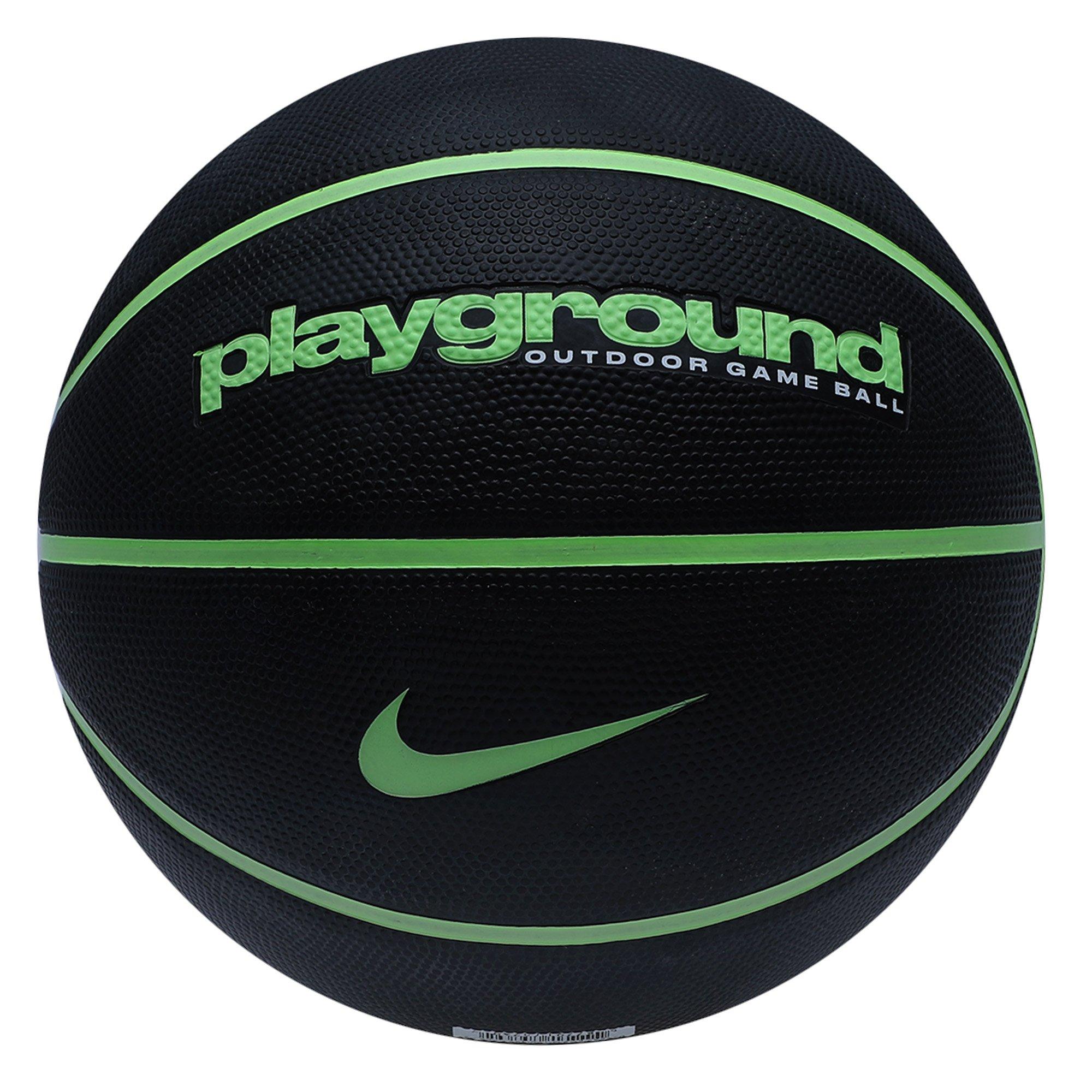 Blk/Lime Blast - Nike - Eveyday Playground Basketball Adults - 2
