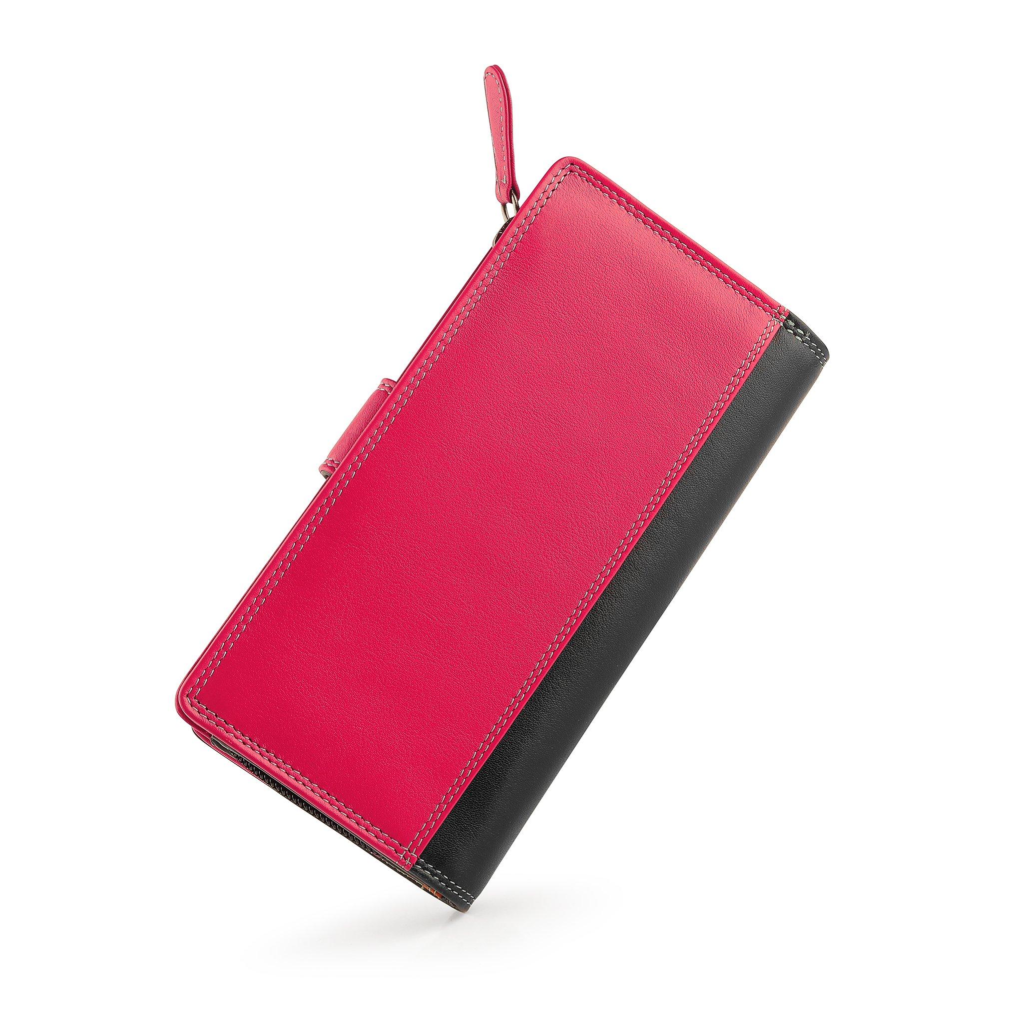 Black - PRIMEHIDE Leather - London Collection Vertical Purse - 4