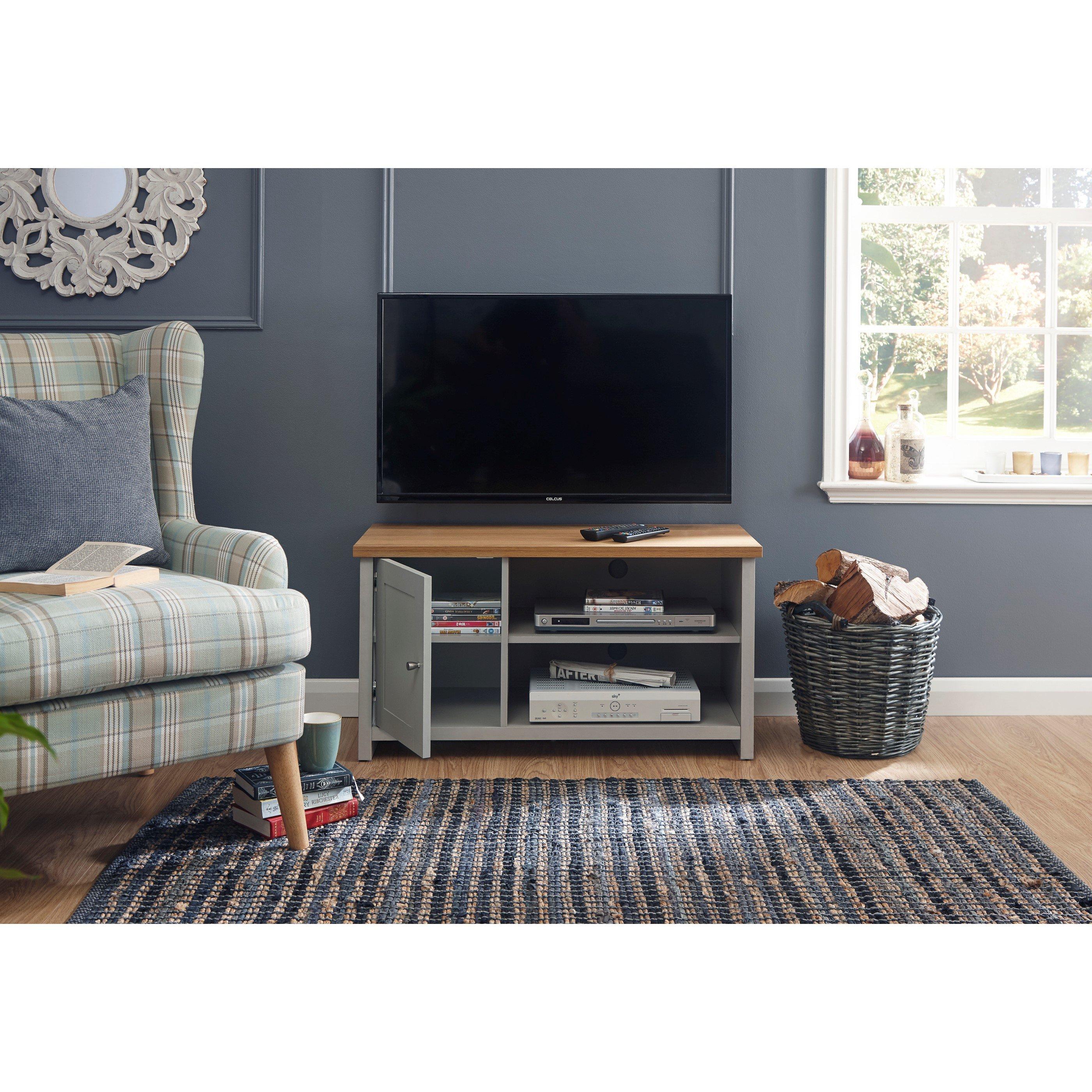 Gfw Lancaster Small Tv Cabinet - Grey - Image 5