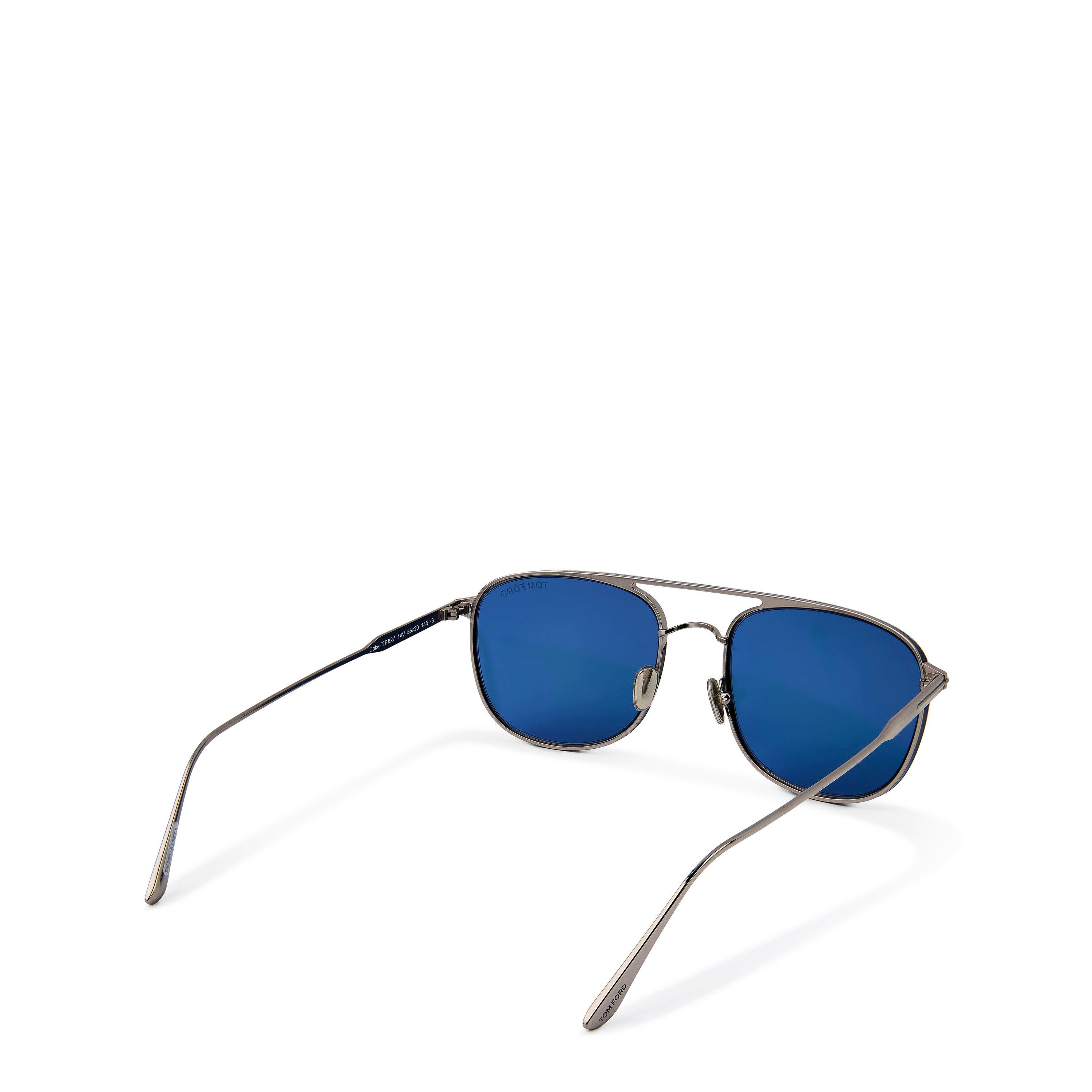 Shiny Blue 14V - Tom Ford - Jake Sunglasses - 5
