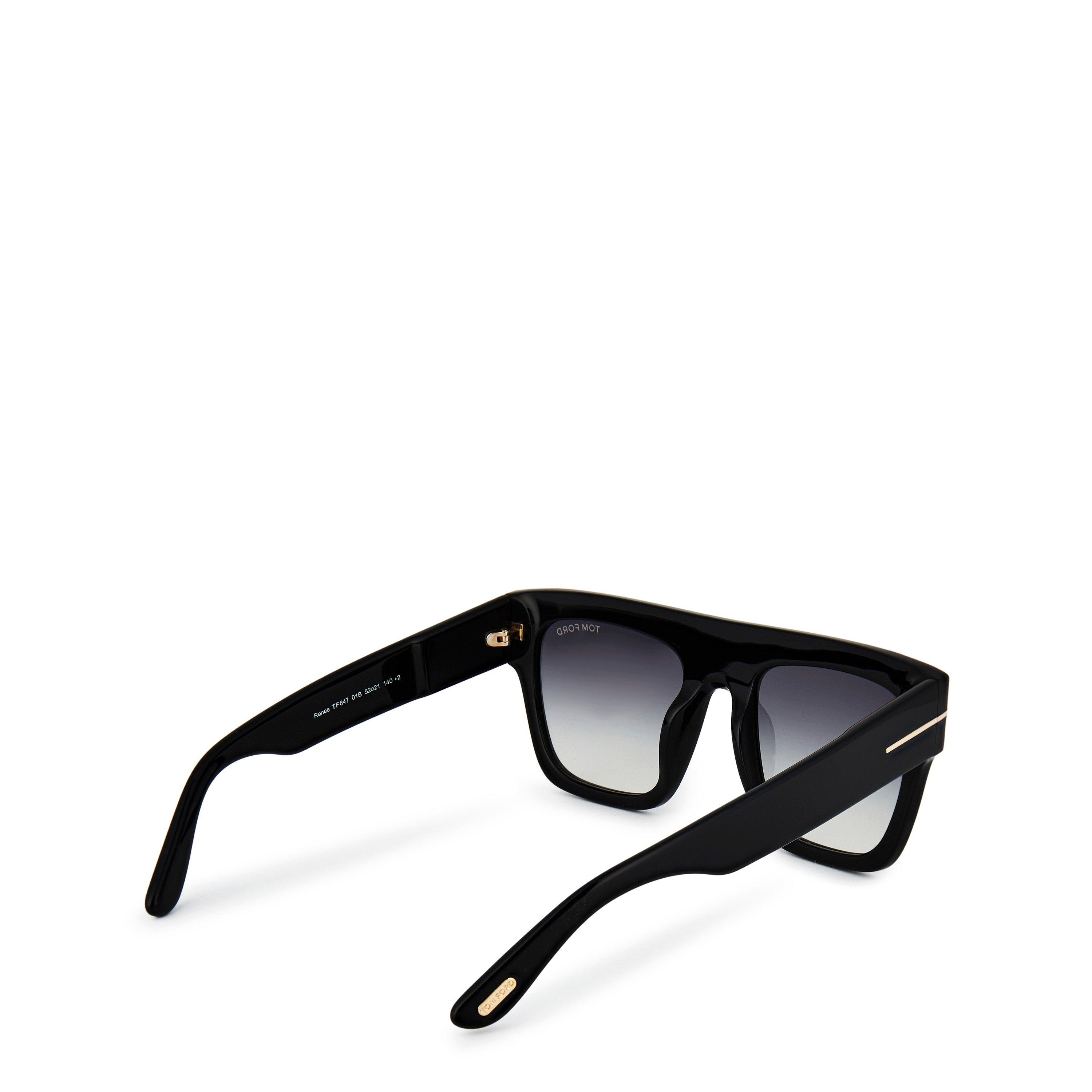 Black Smoke 01B - Tom Ford - Renee Sunglasses - 3