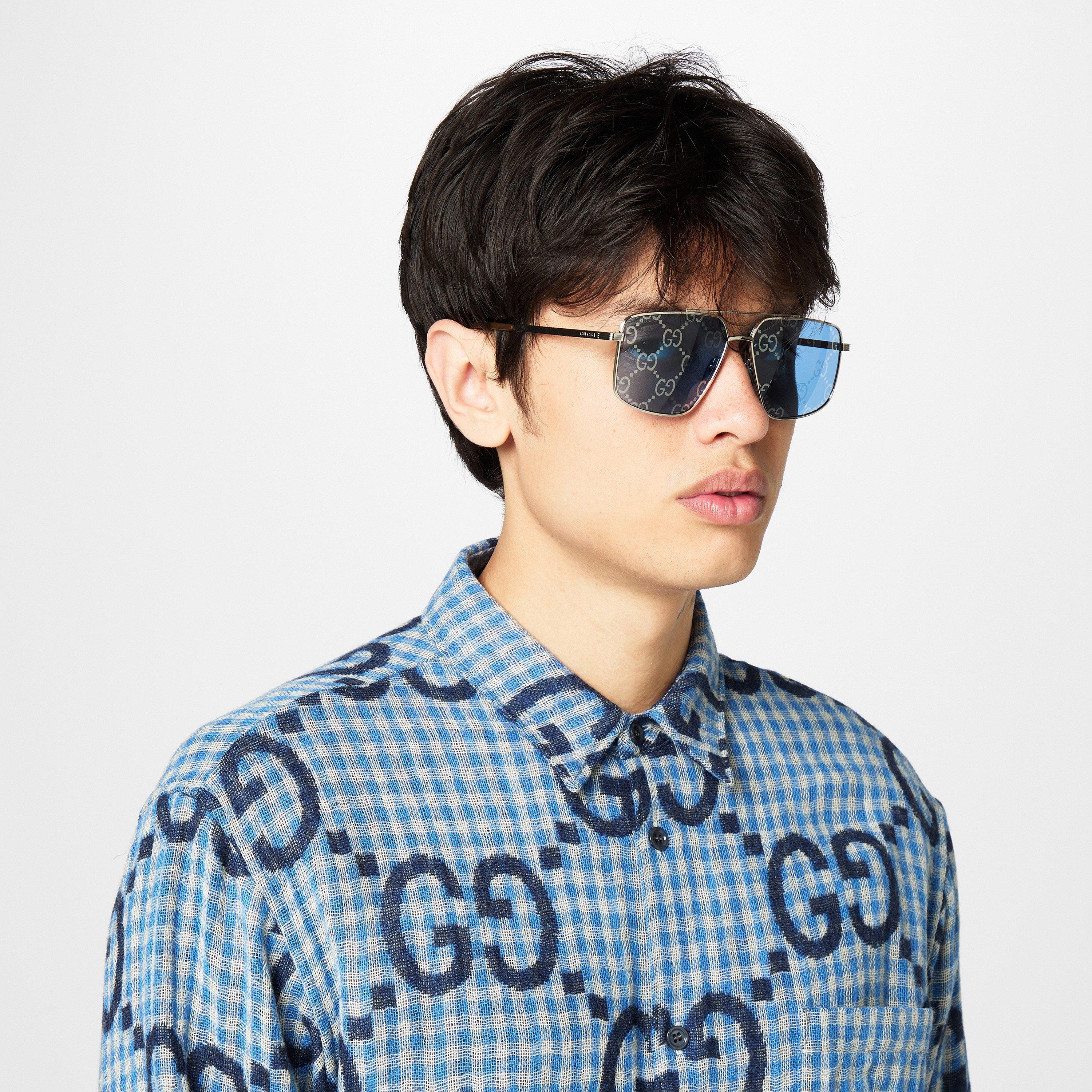 Blue/Silver - Gucci - GG0941s Sunglasses - 2