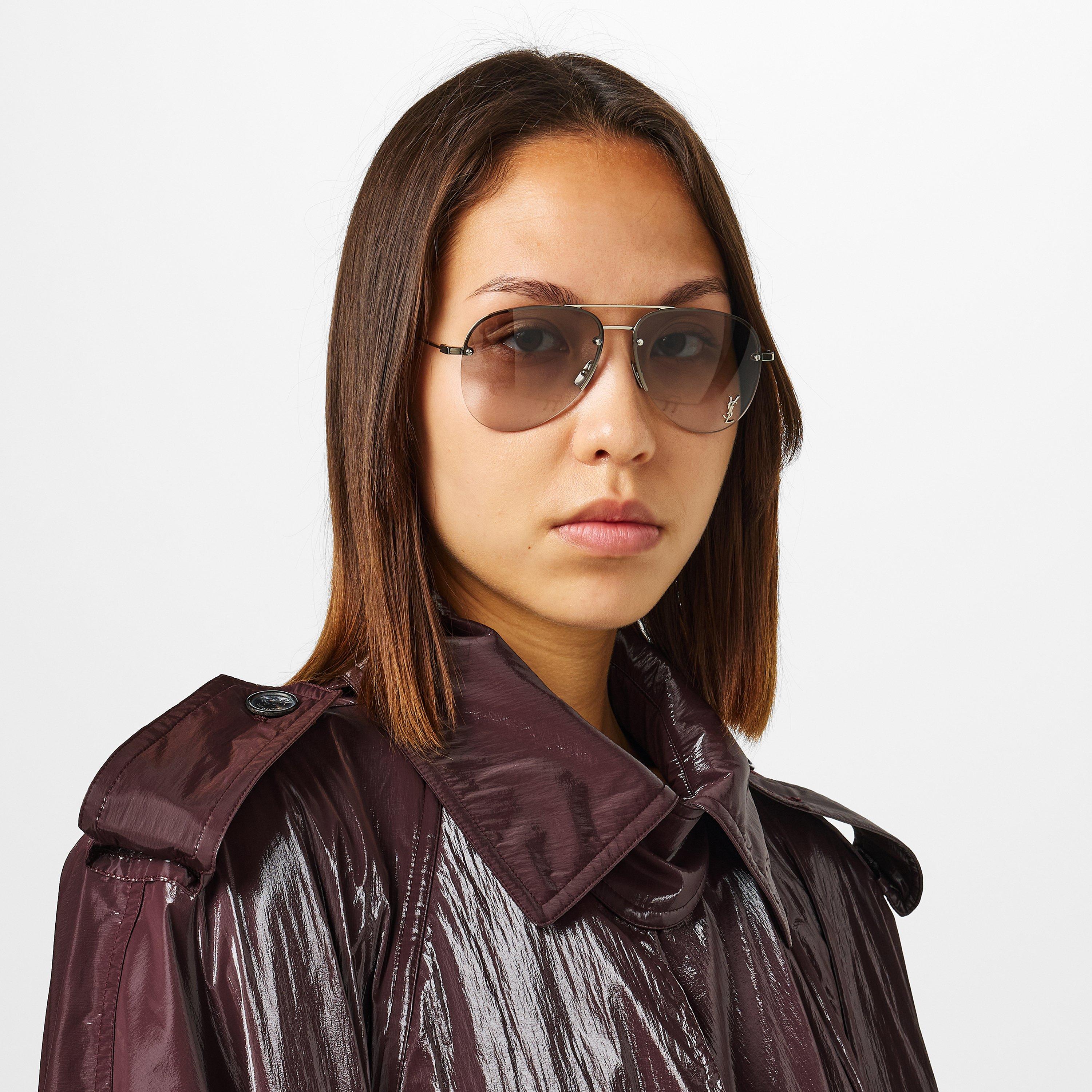 Black/Silver - Saint Laurent - Classic 11m Sunglasses - 5