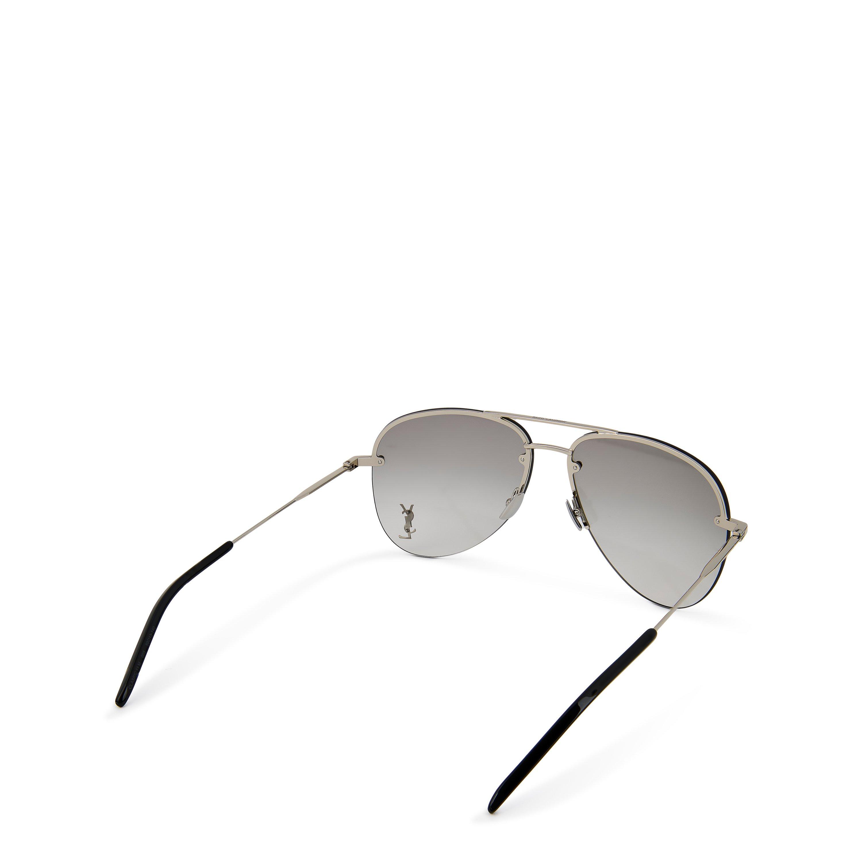 Black/Silver - Saint Laurent - Classic 11m Sunglasses - 3