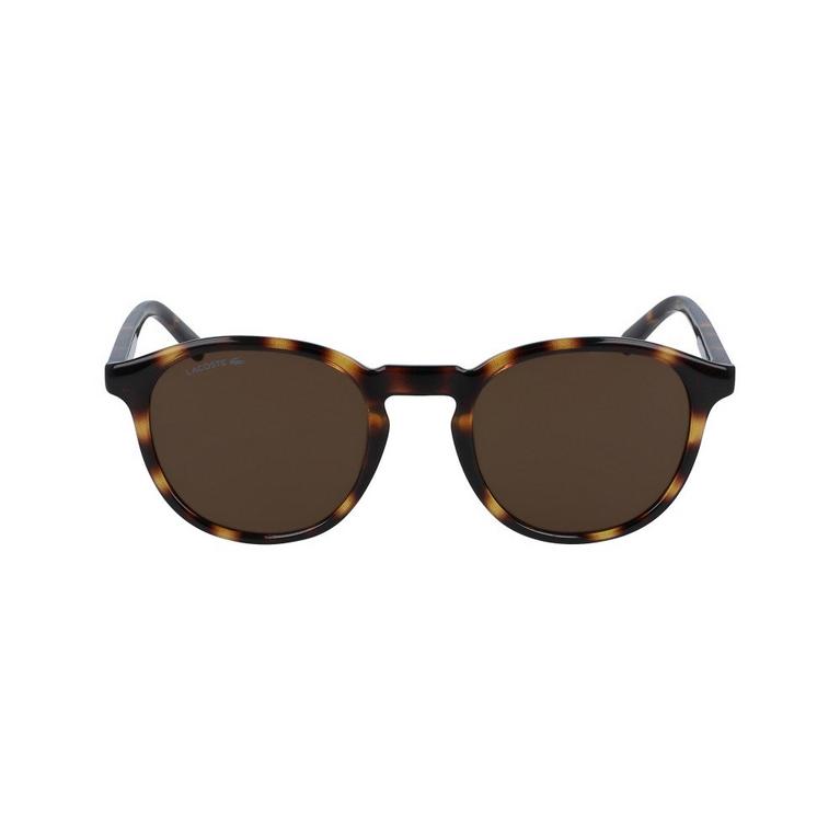 La Havane 214 - Lacoste - Brown Retro Combination Sunglasses - 1