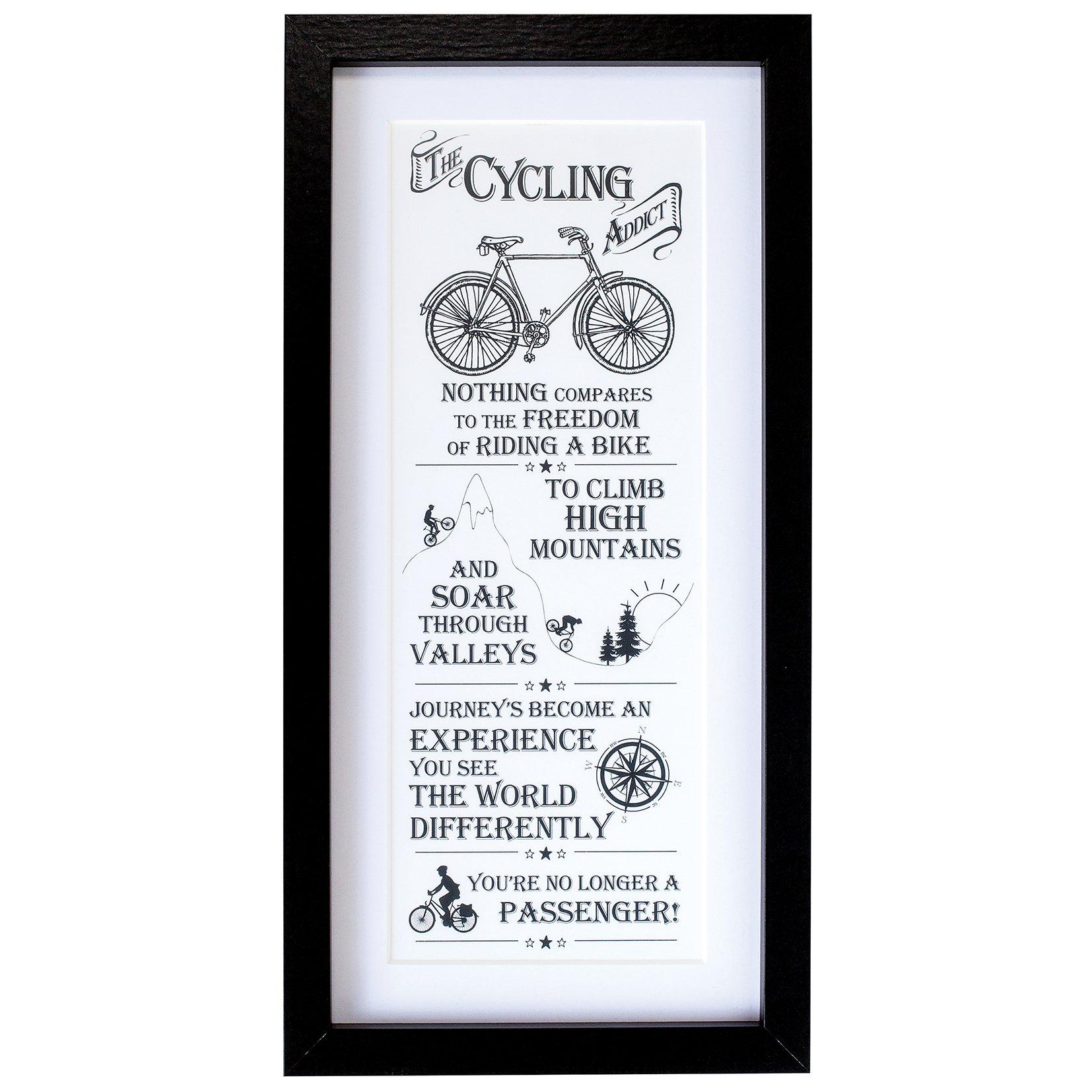 Black - Ultimate Gift For Man - 8946 - Cycling Wall Art