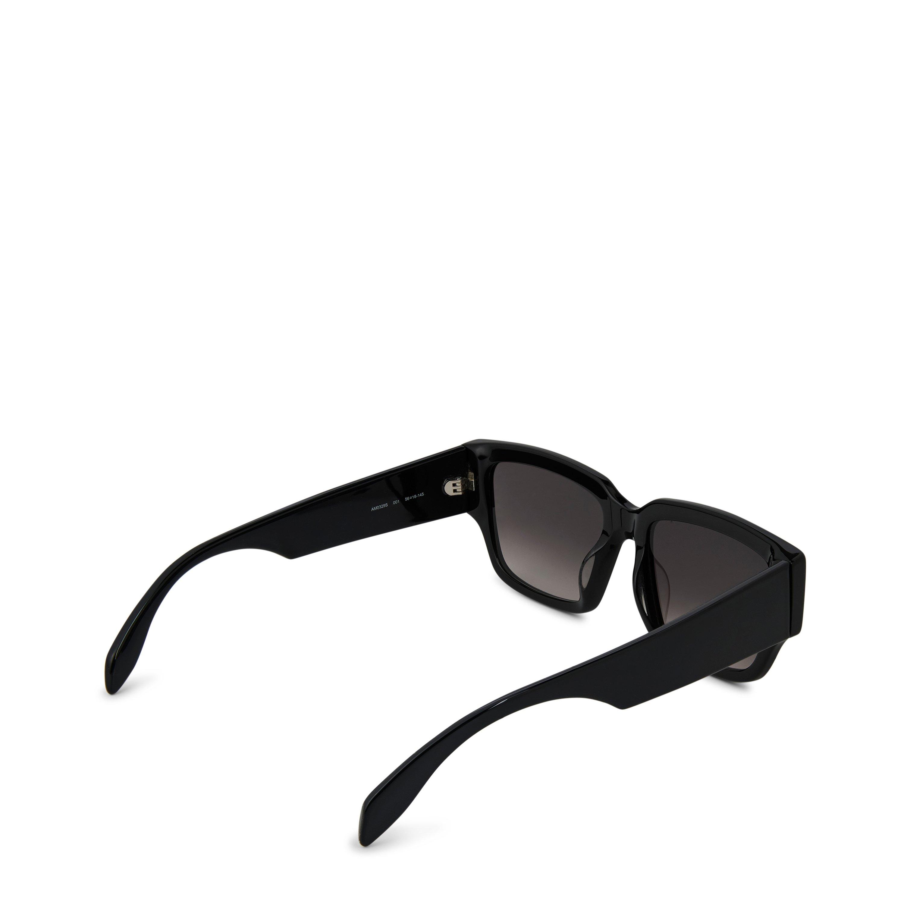 Black Grey 001 - Alexander McQueen - Graffiti Sunglasses - 2