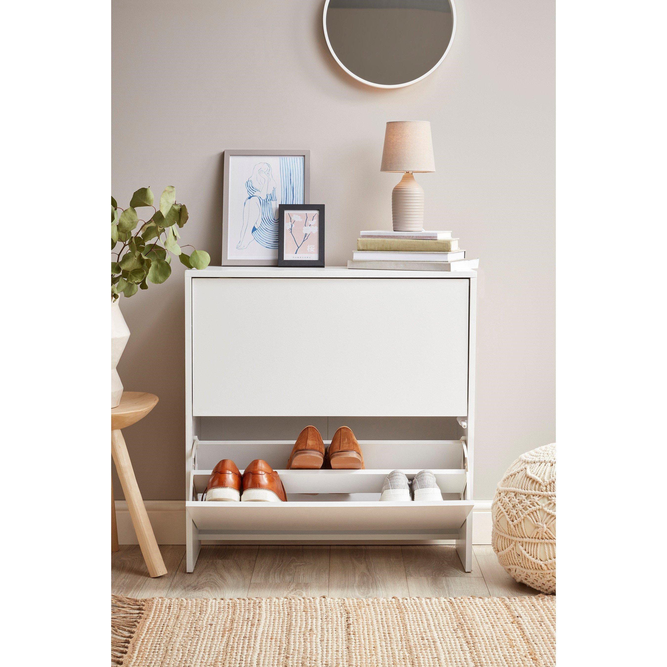 White - Homelife - Locke Shoe Storage Unit - 3