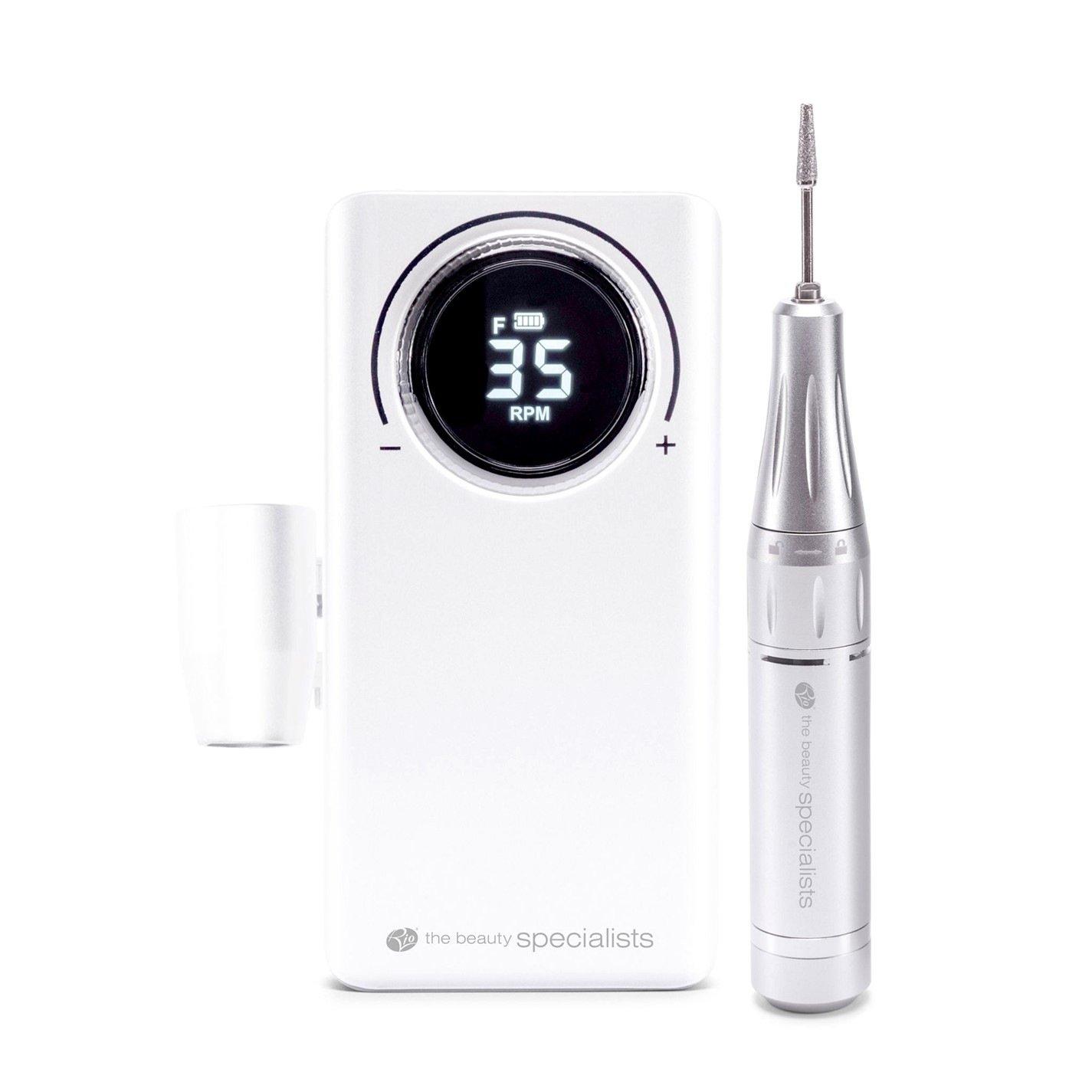 Rio  Professional Electric Nail File With Portable - White