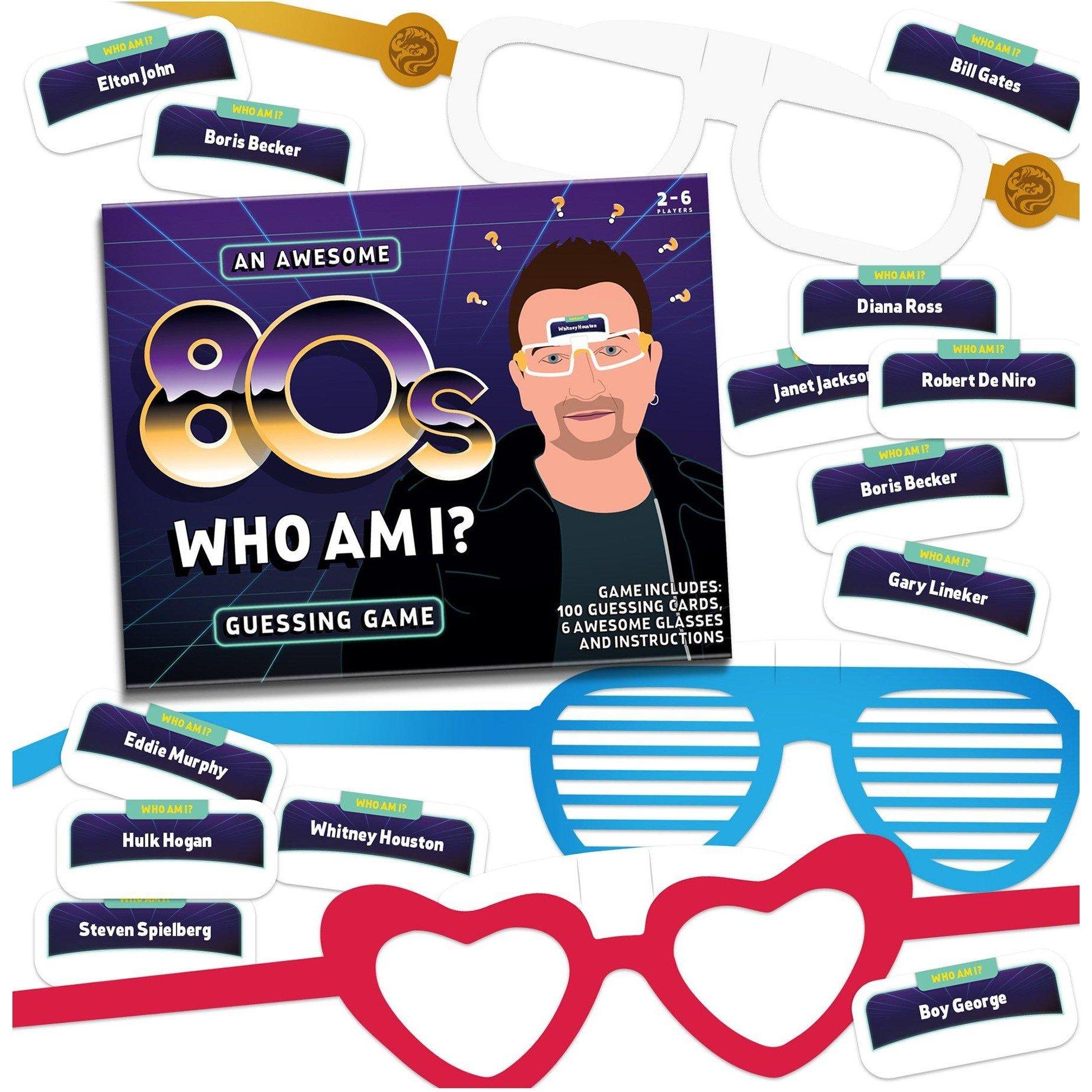 Gift Republic  80S Who Am I Game - No Colour