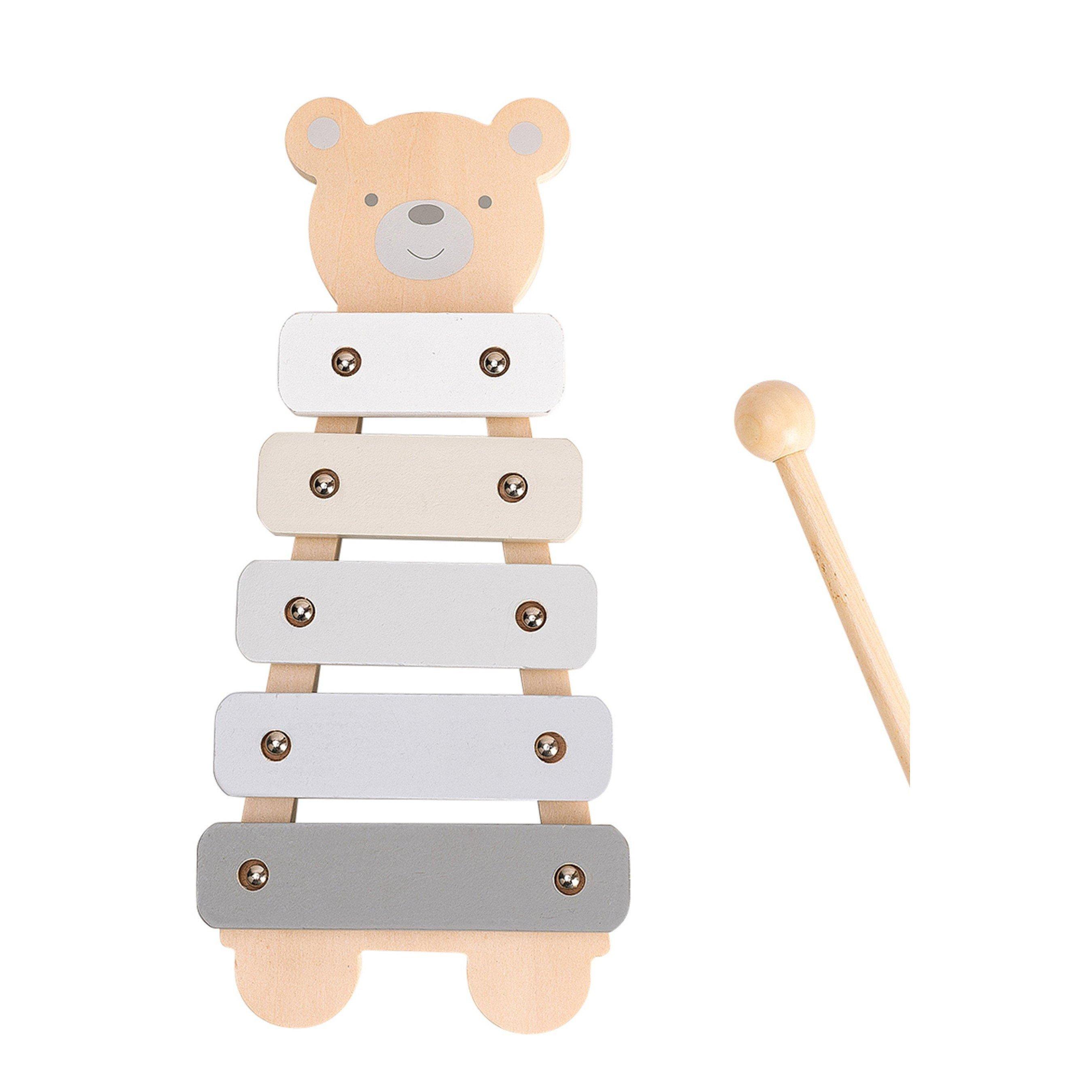 Bambino Wooden Teddy Bear Xylophone Musical Toy - Image 6