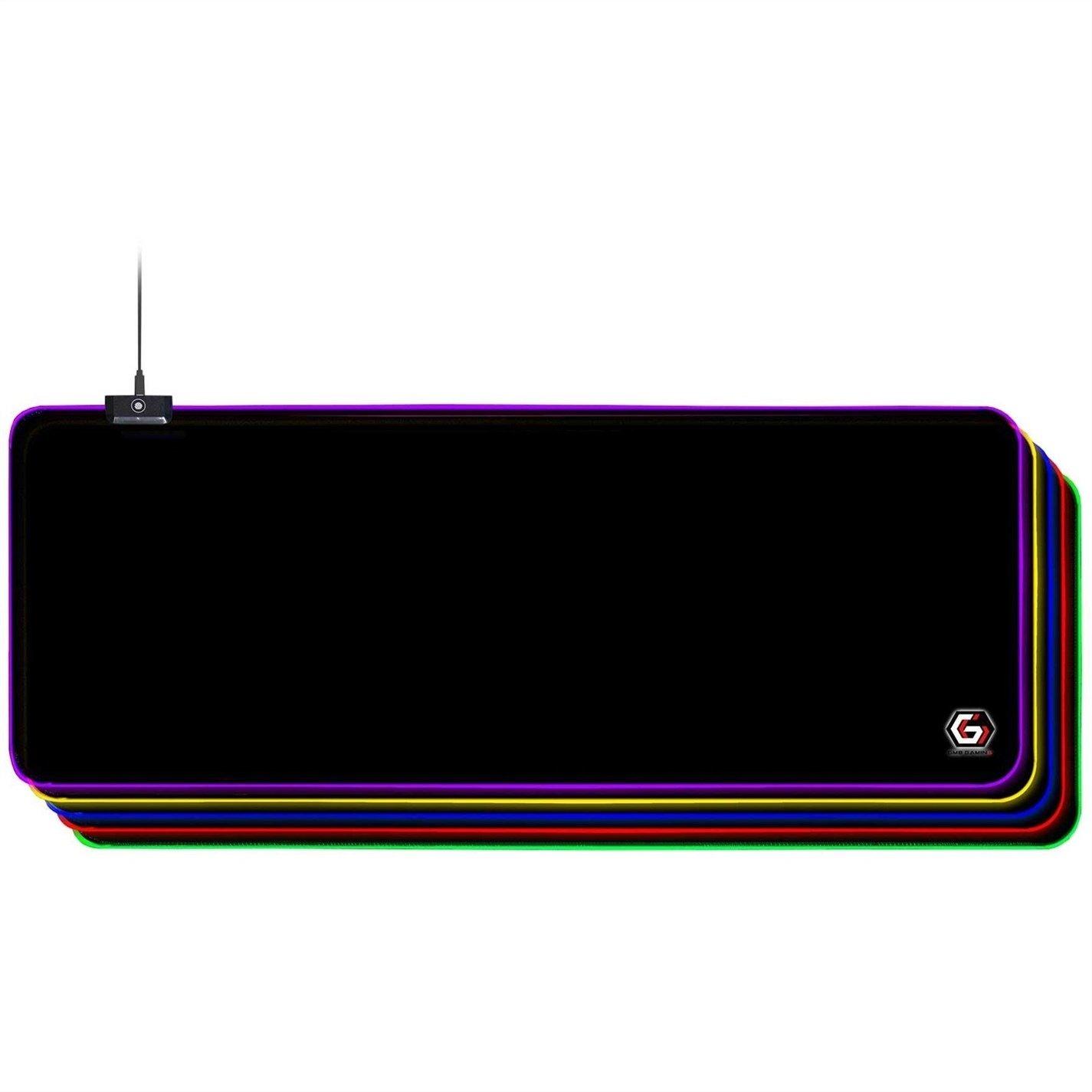 No Colour - GMB - GMB Large Gaming Mouse Desk Pad with RGB Lighting - 1