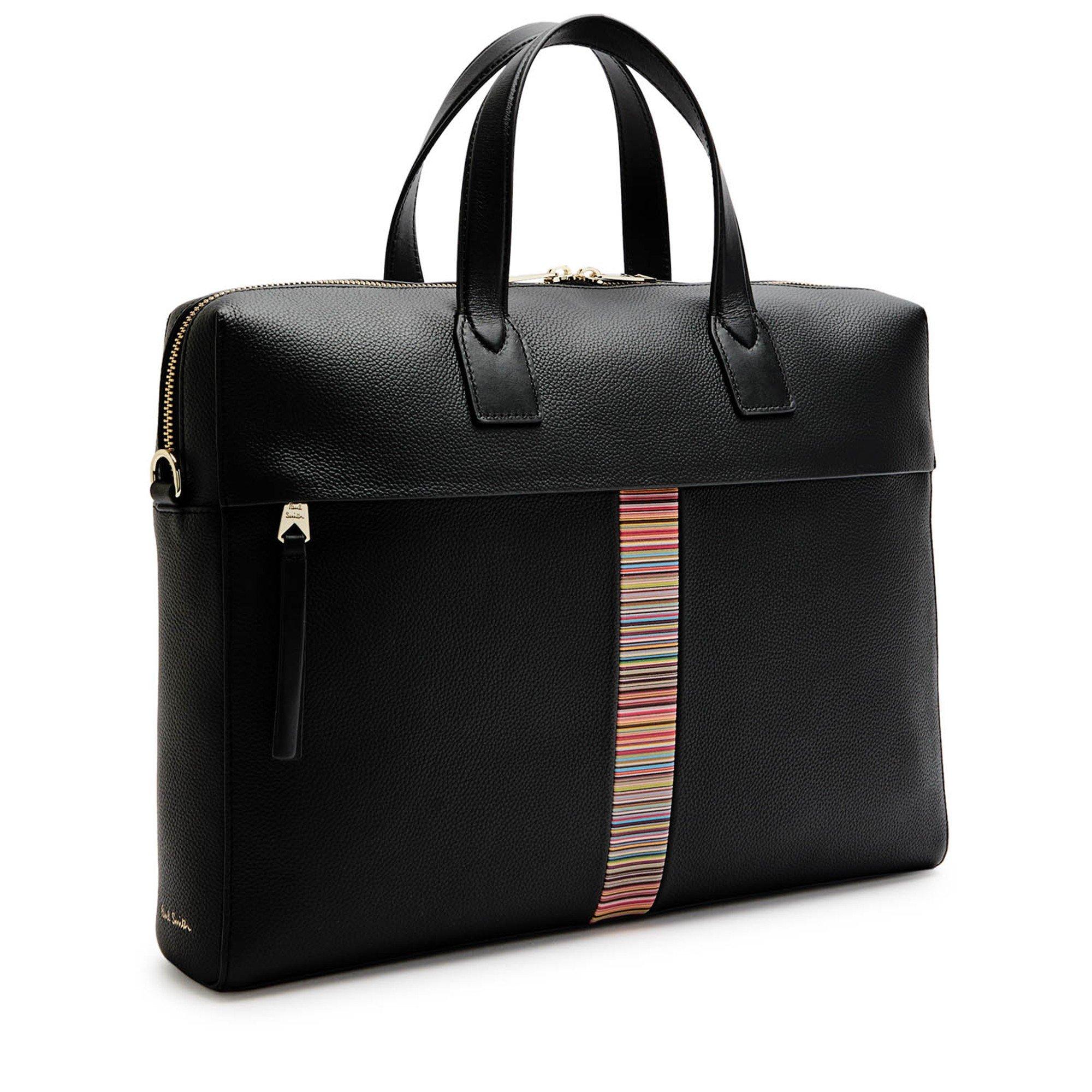 BLACK - Paul Smith - PS BAG FOLIO STRPE