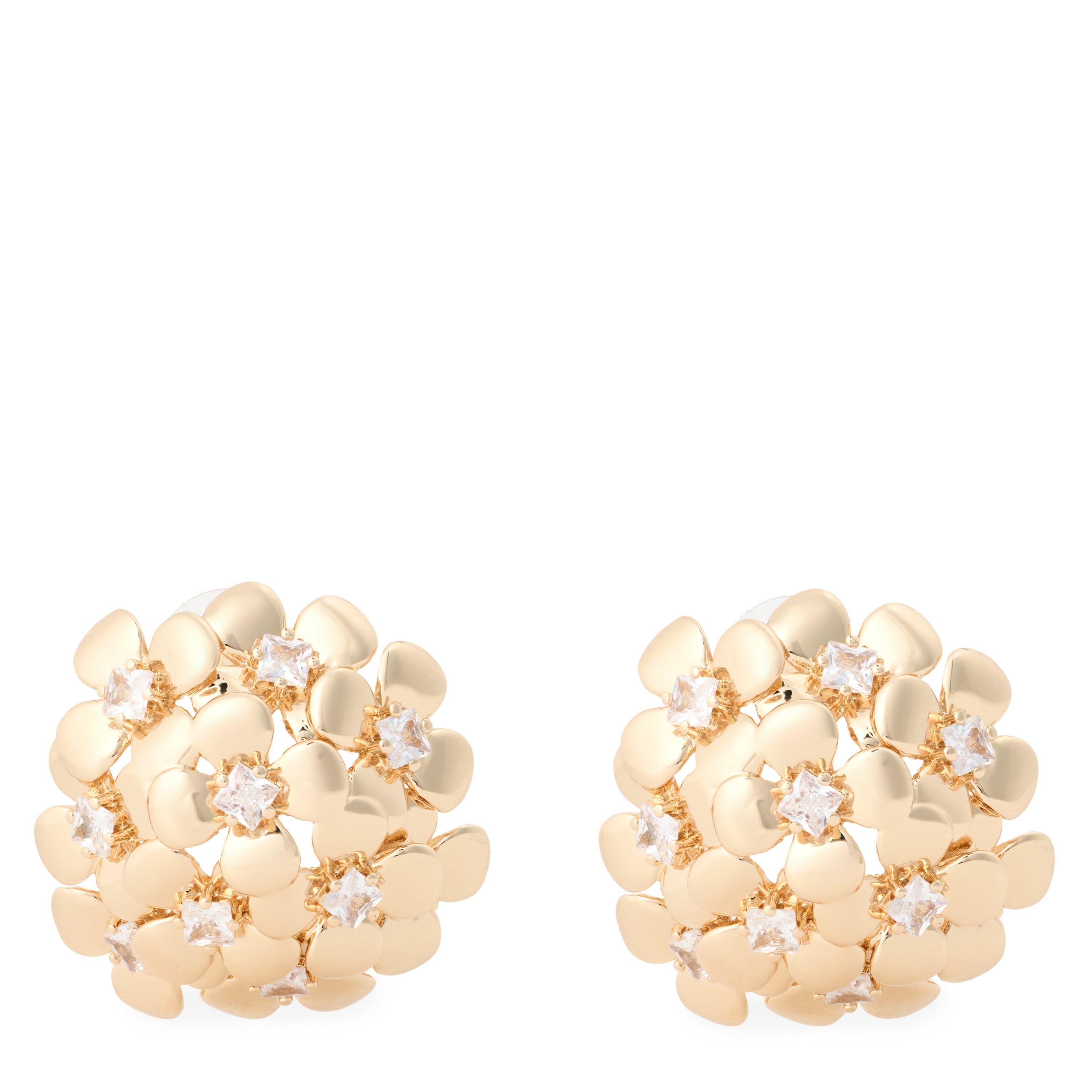 GOLD - Self Portrait - GOLD FLOWER CLUSTER EARRI - 1