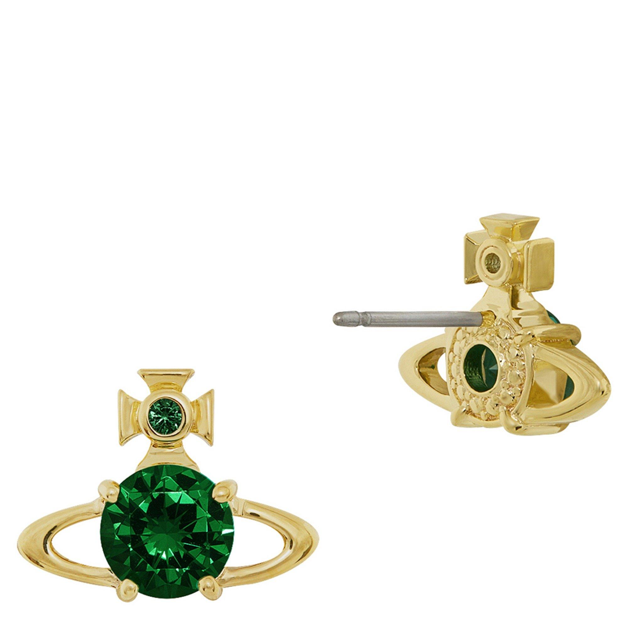 GREEN AND OTHER - Vivienne Westwood - Women's Reina Stud Earrings - 2