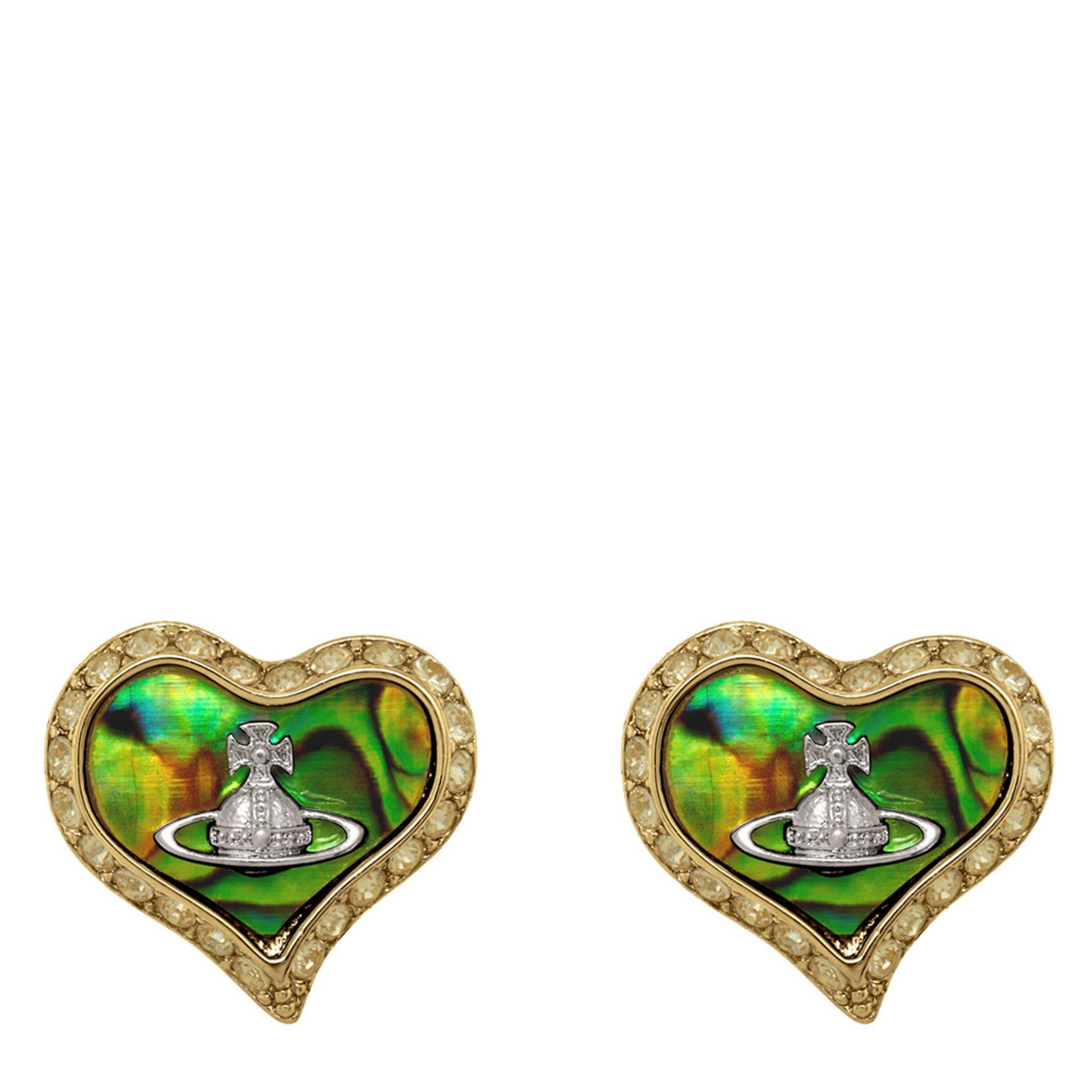 GREEN AND OTHER - Vivienne Westwood - PETRA EARRINGS