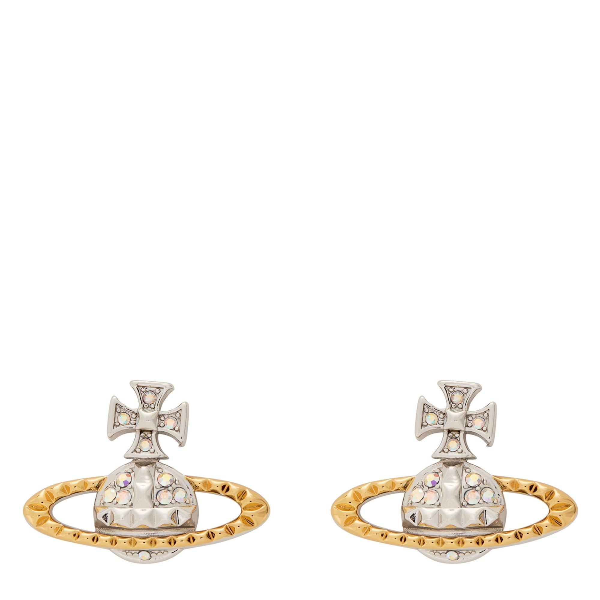 SILVER AND OTHE - Vivienne Westwood - MAYFAIR BAS RELIEF EARRINGS - 1
