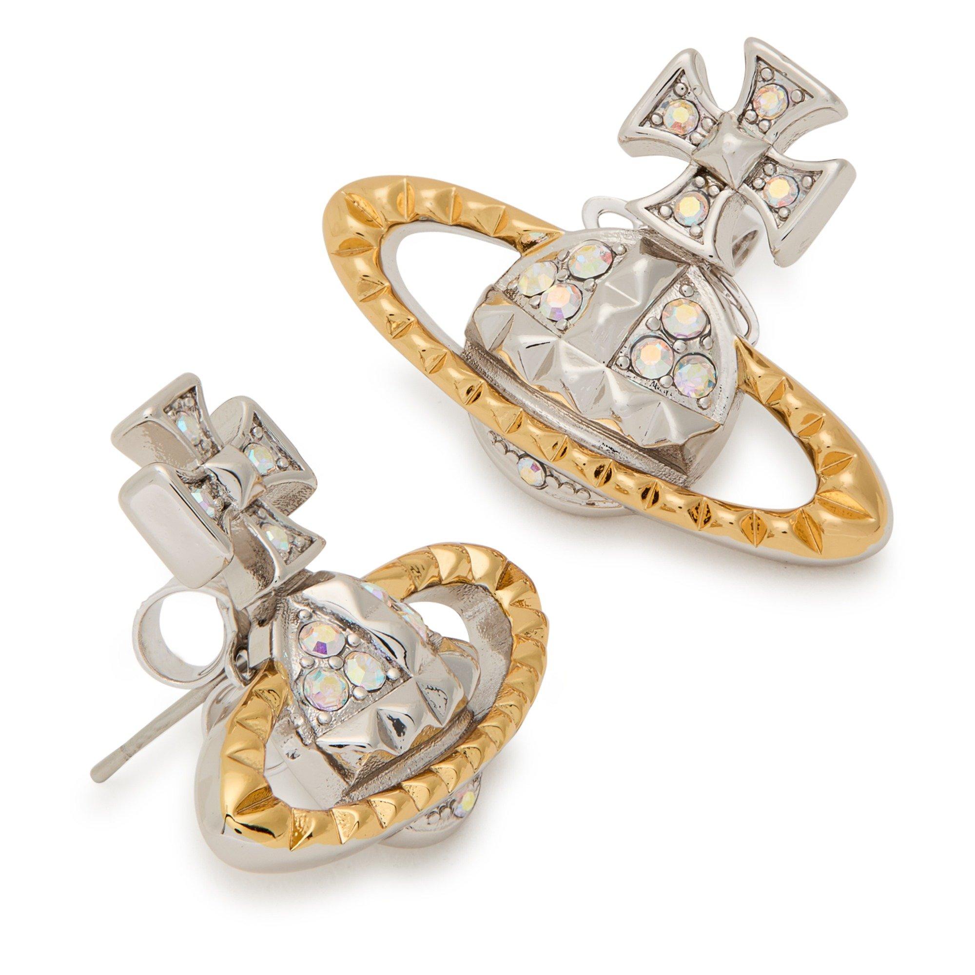 SILVER AND OTHE - Vivienne Westwood - MAYFAIR BAS RELIEF EARRINGS - 2