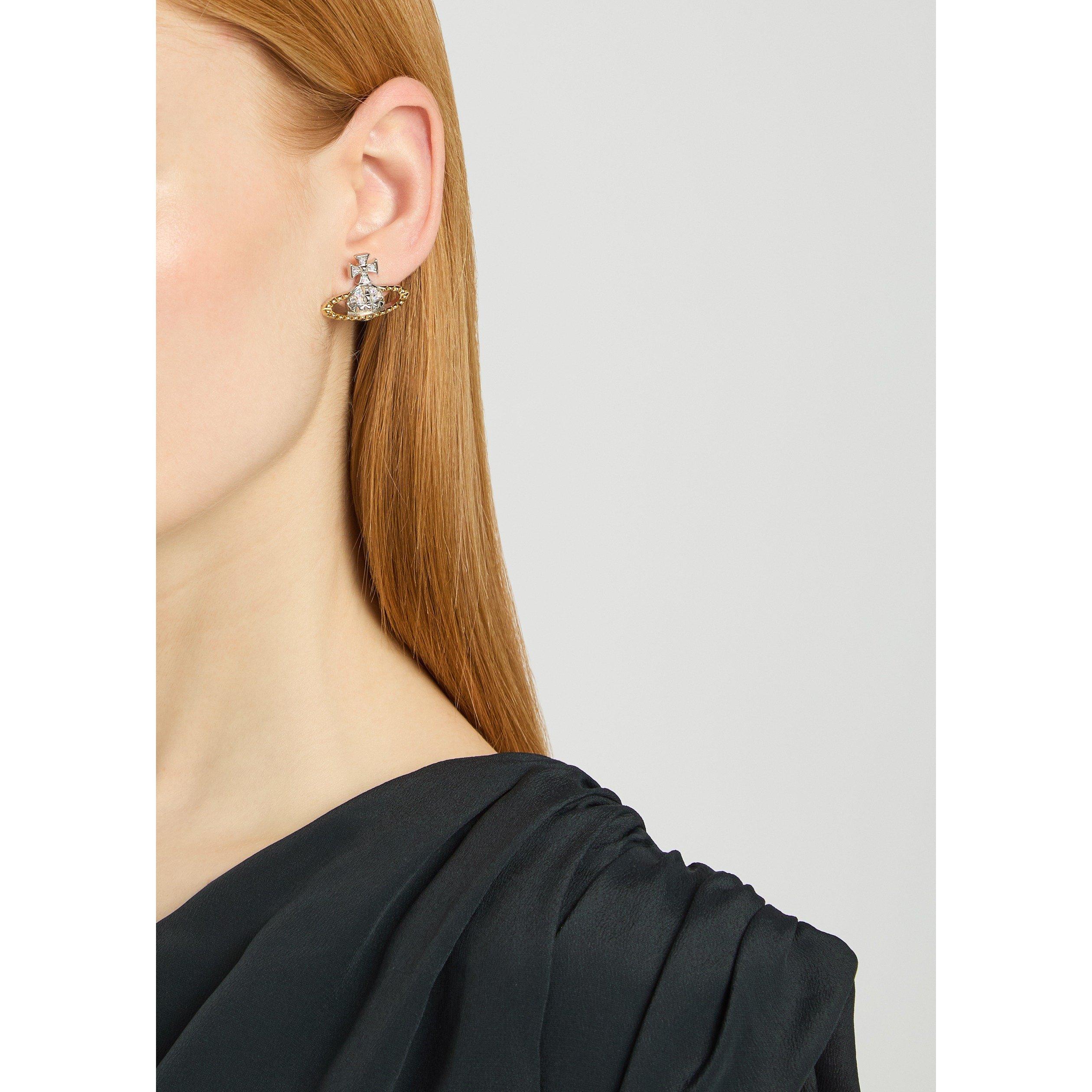 Vivienne Westwood | MAYFAIR BAS RELIEF EARRINGS | HARVEY NICHOLS