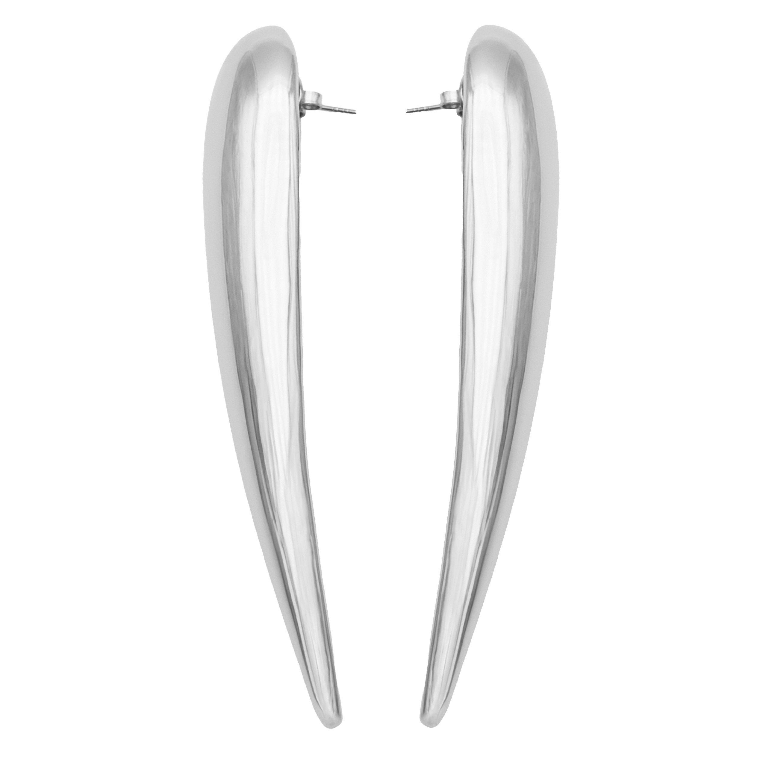 SILVER - Hugo Kreit - HK NAIL EARRINGS - 1