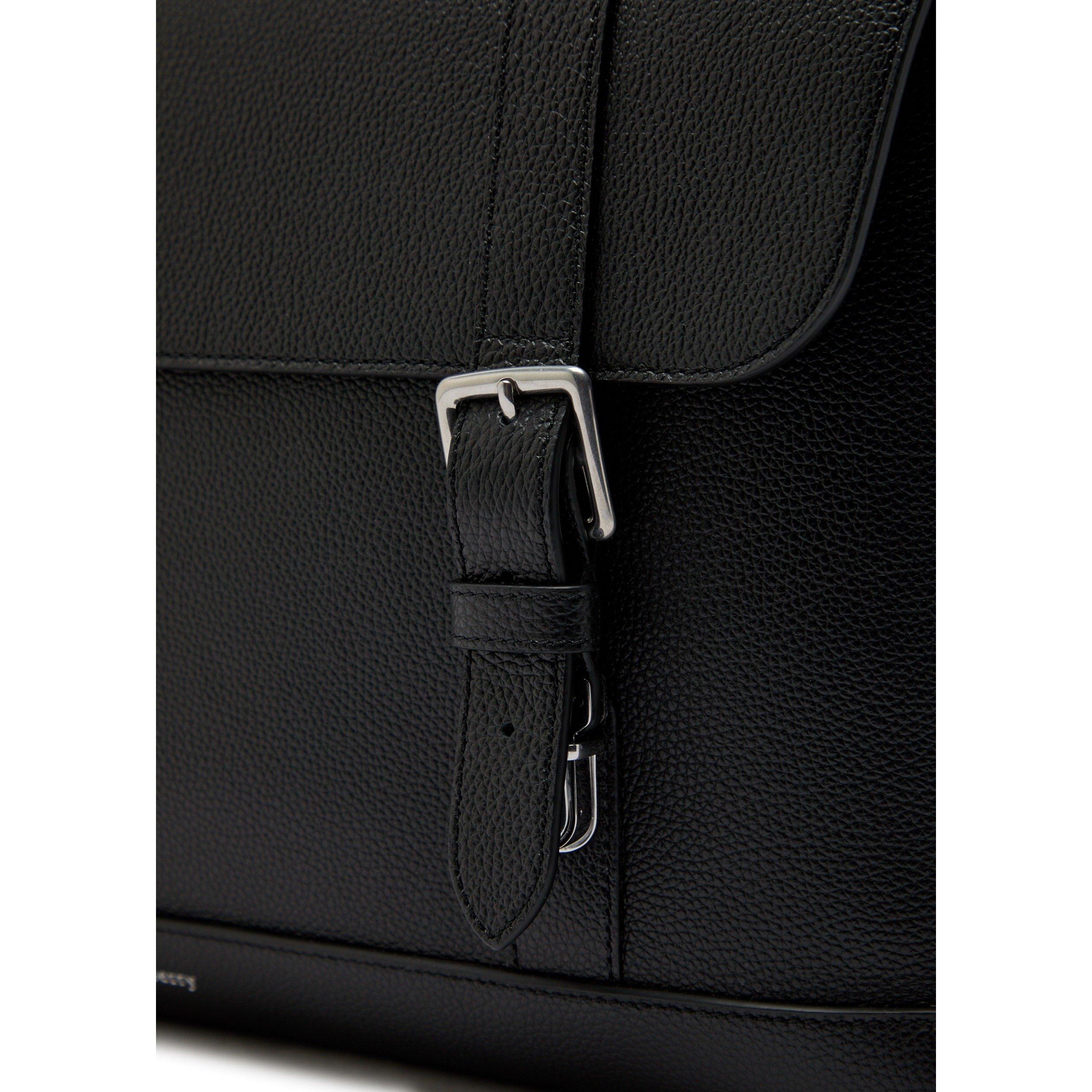 BLACK - Mulberry - Men's Chiltern Leather Briefcase - 4