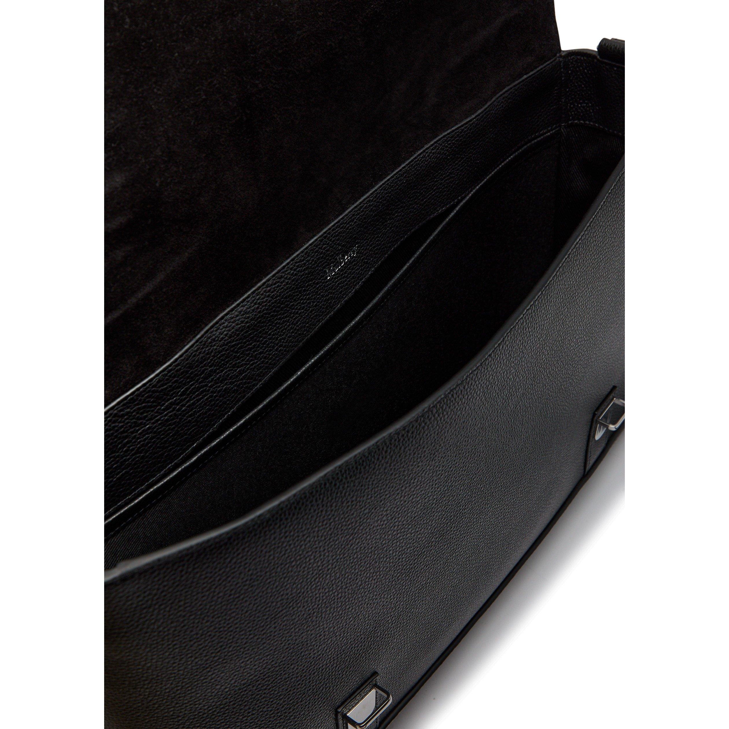 BLACK - Mulberry - Men's Chiltern Leather Briefcase - 5