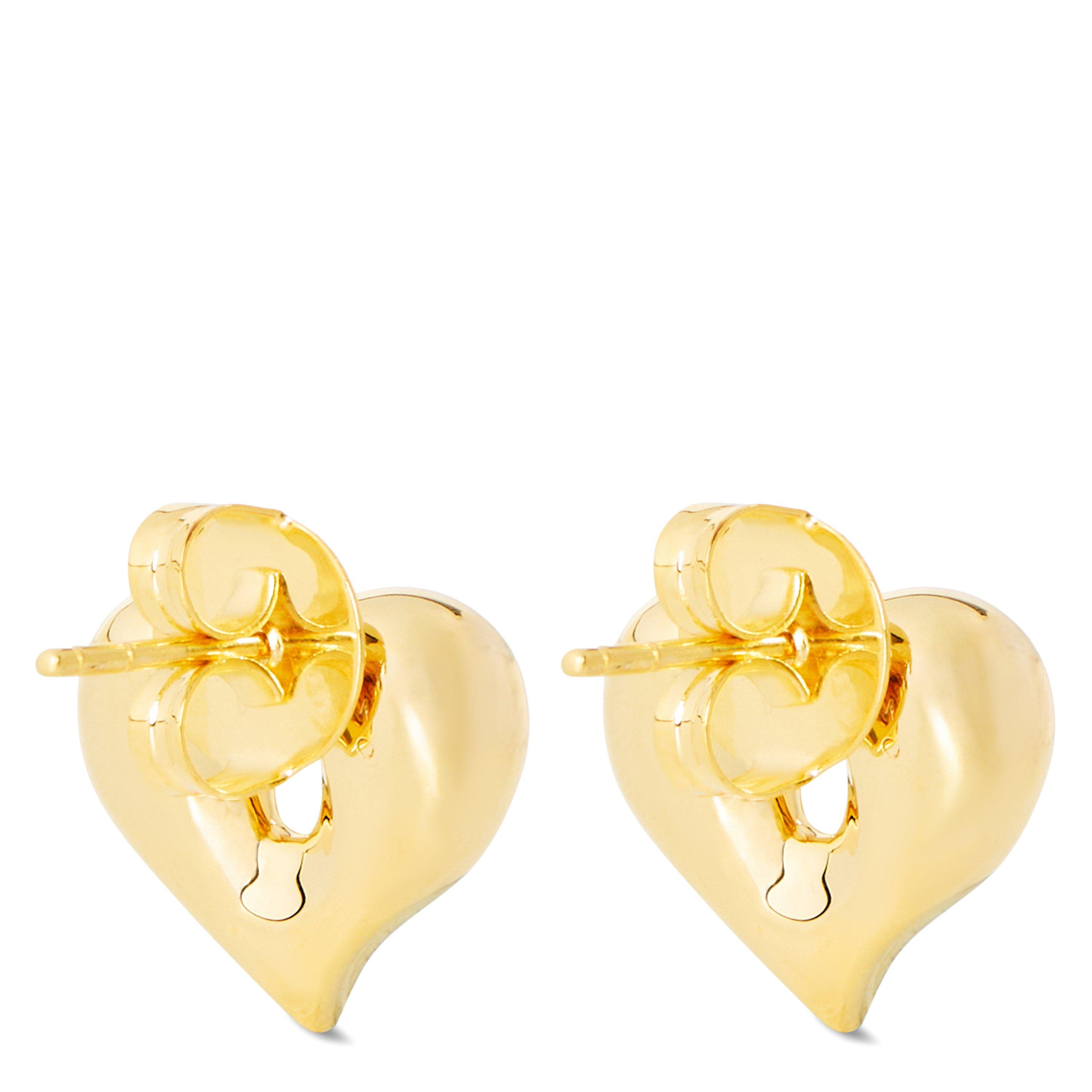 GOLD - Missoma - MOLTEN HEART STUD EARRING - 2