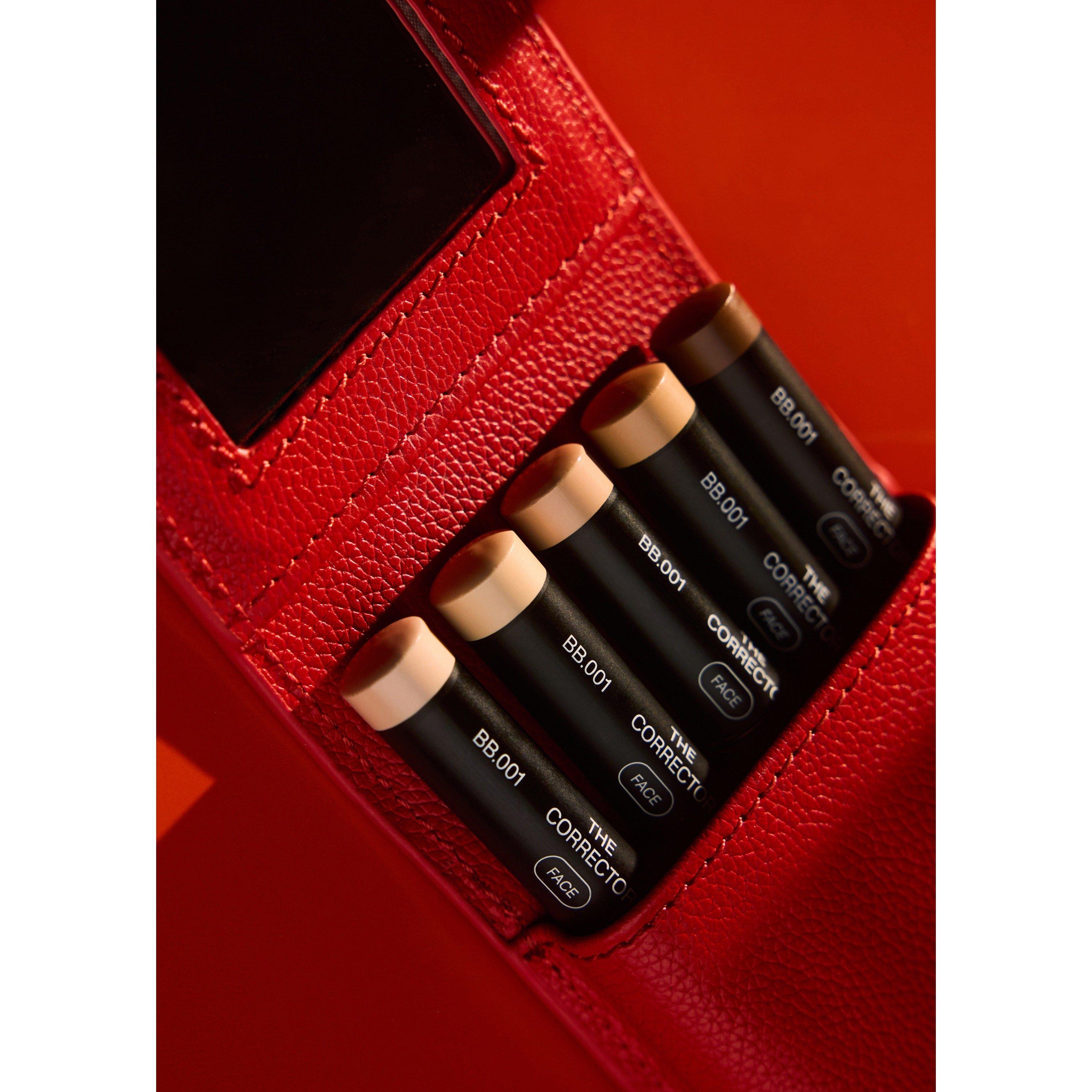 RED 01 - Bob Beaute - Women's Mr. Gustave Leather Makeup Bag - 2