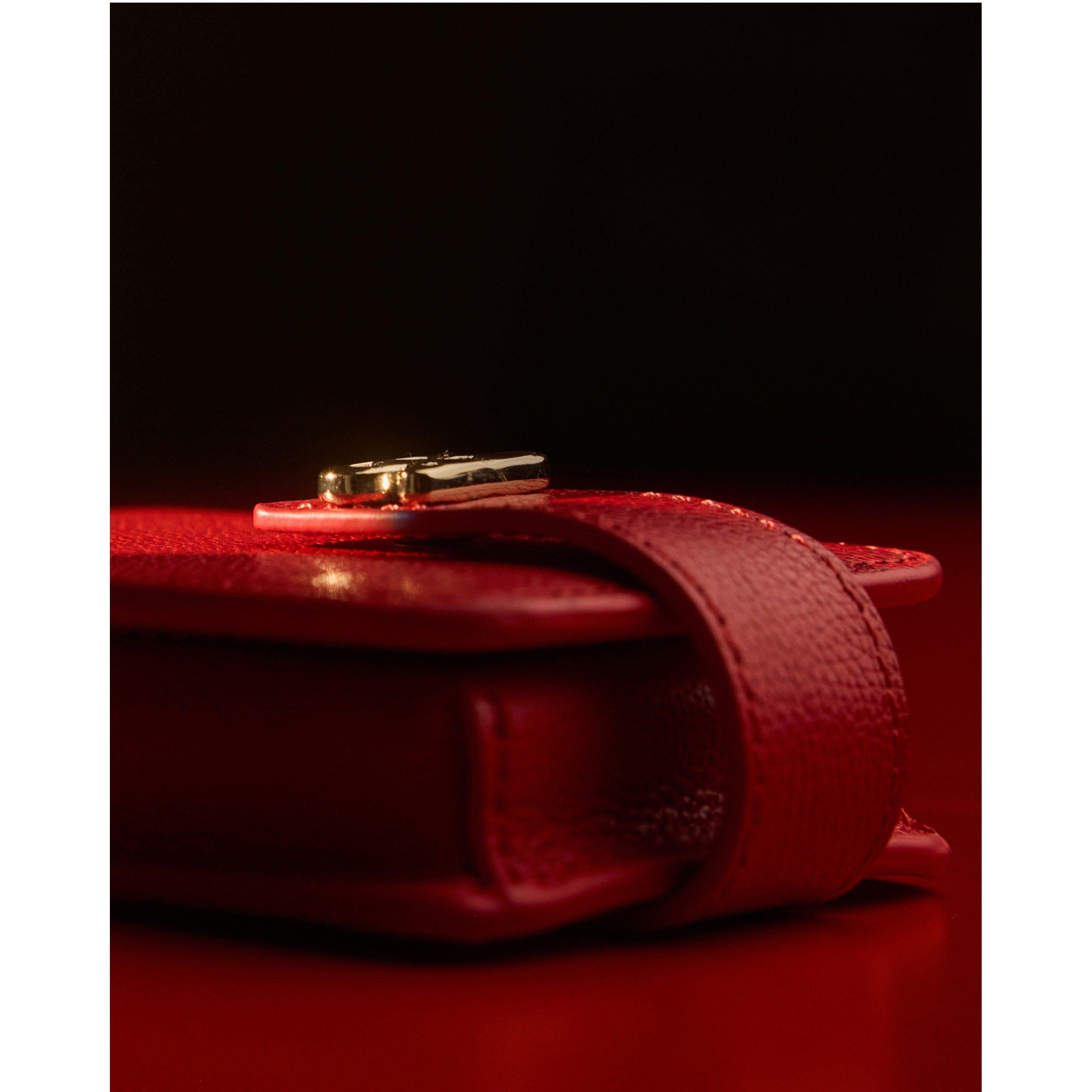 RED 01 - Bob Beaute - Women's Mr. Gustave Leather Makeup Bag - 5