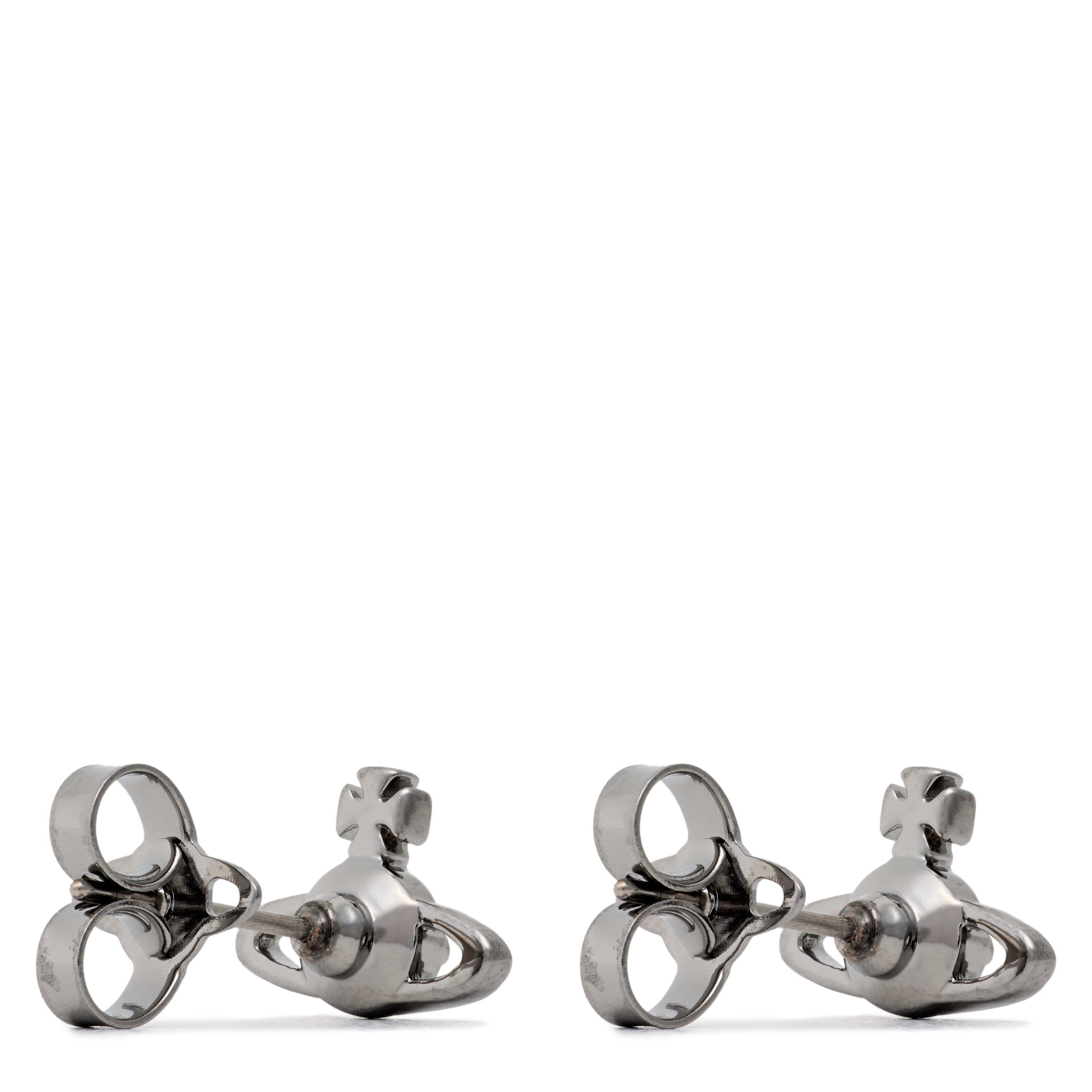 SILVER - Vivienne Westwood - NANO SOLITAIRE EARRINGS - 2
