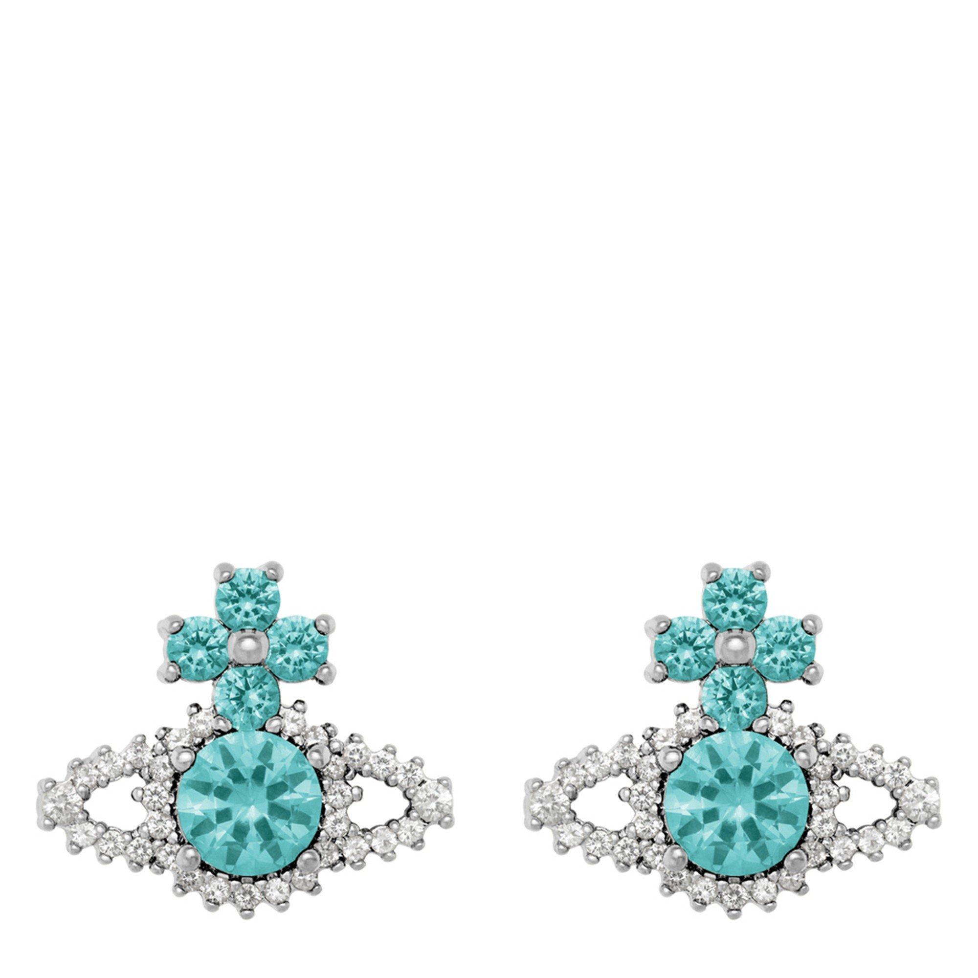 SILVER - Vivienne Westwood - VALENTINA ORB EARRINGS