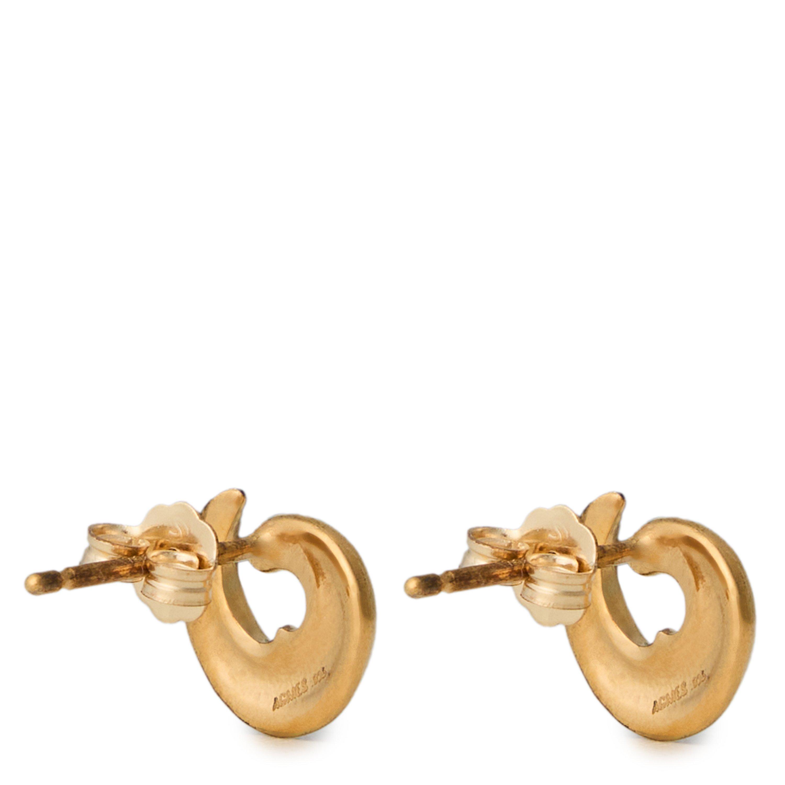 GOLD - AGMES - MINI NADIA STUDS - 2