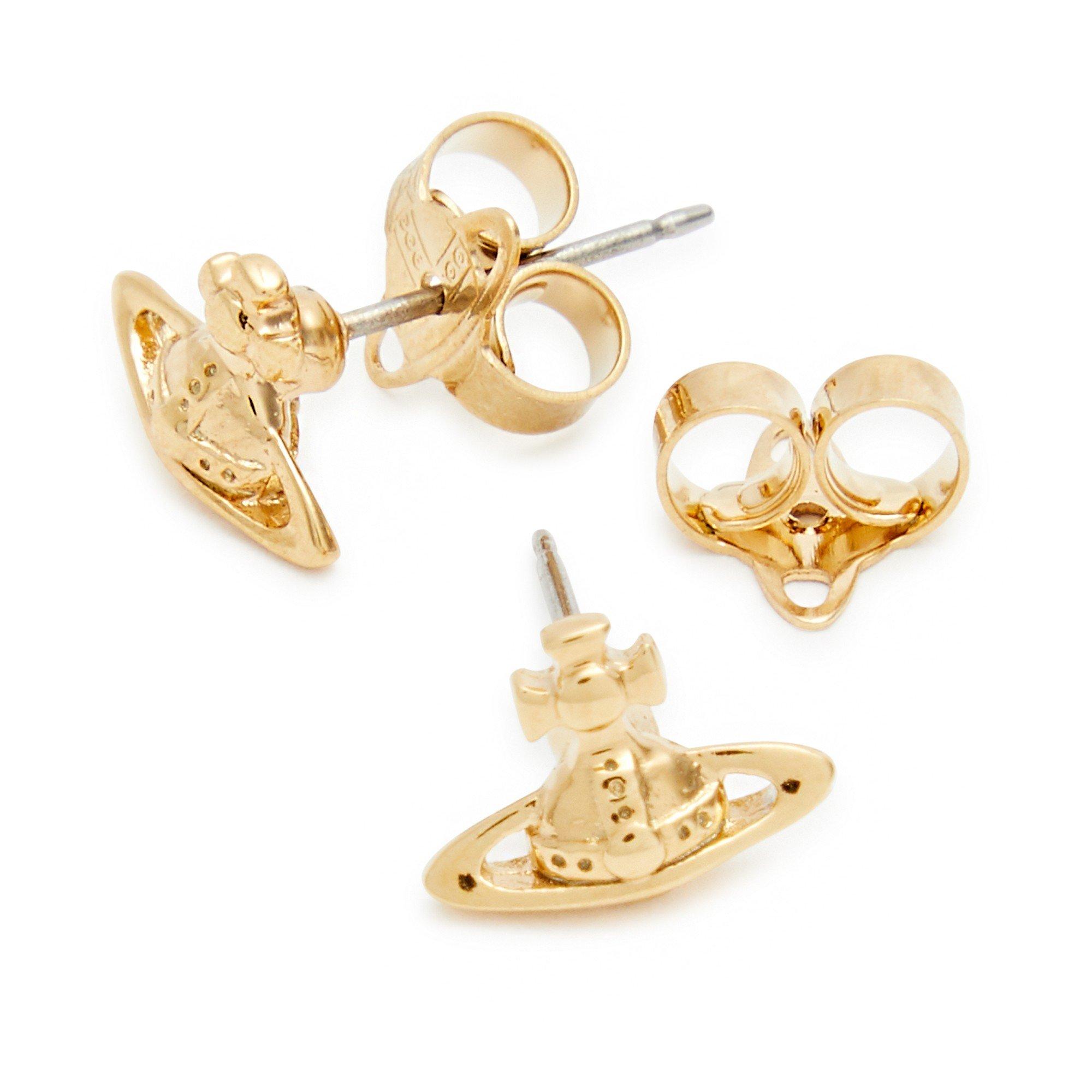 GOLD - Vivienne Westwood - LORELEI STUD EARRINGS - 2