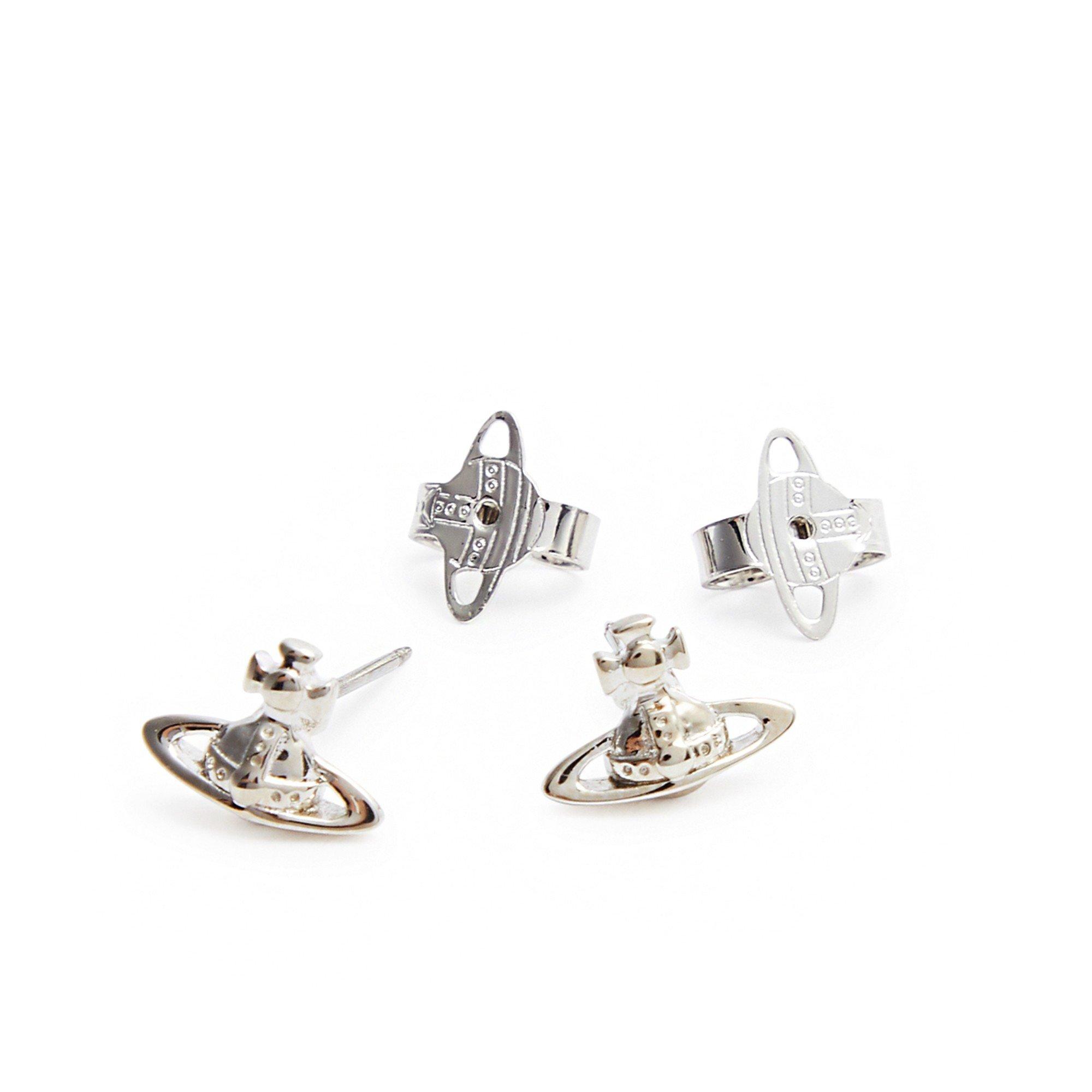 SILVER - Vivienne Westwood - LORELEI STUD EARRINGS - 2