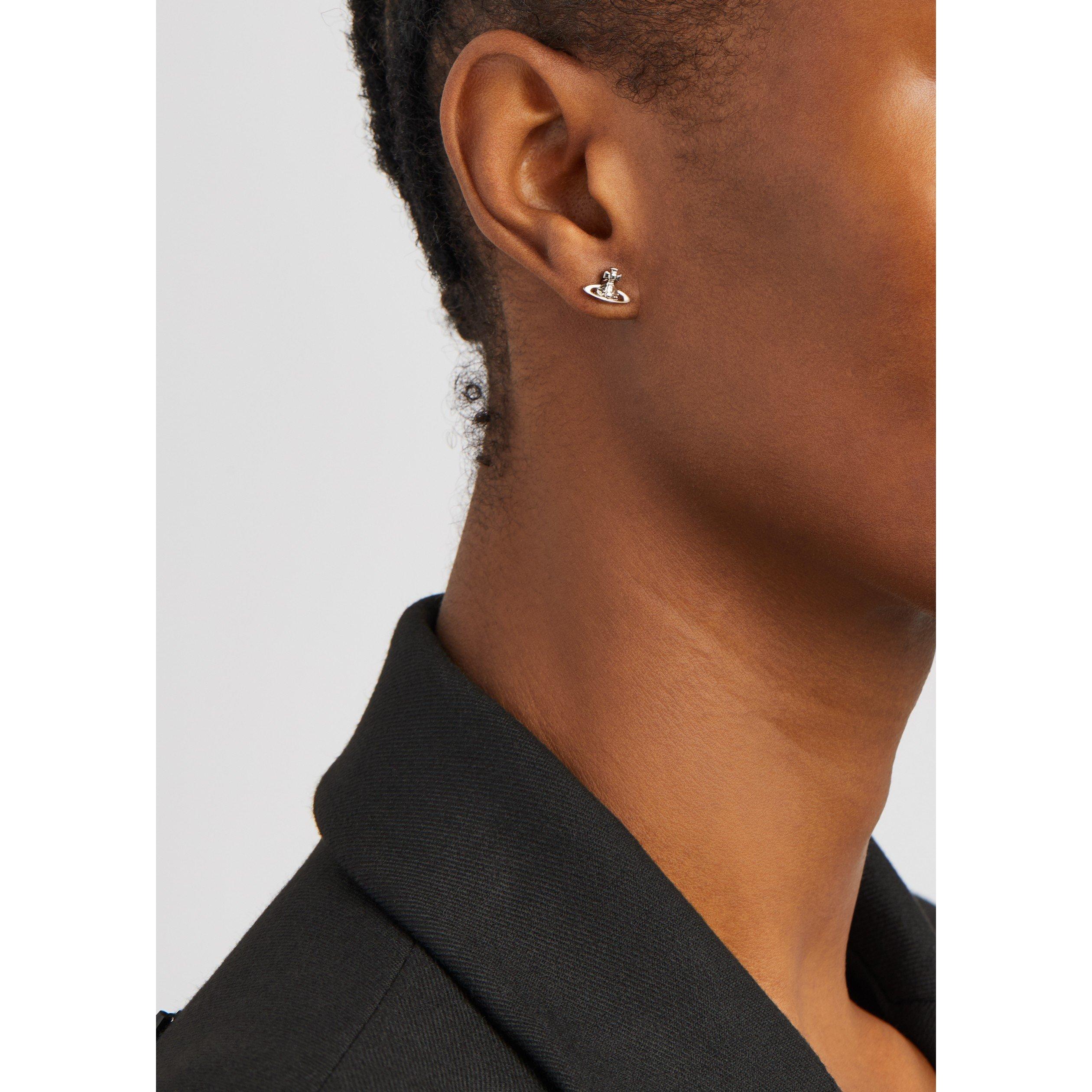 SILVER - Vivienne Westwood - LORELEI STUD EARRINGS - 3