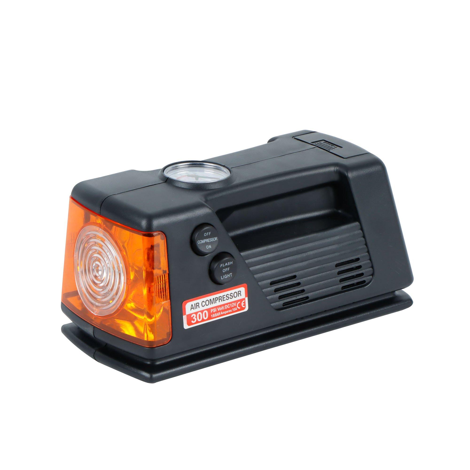 Black - Streetwize - 150PSI 12V Compact Digital Air Compressor- Auto Sh - 2