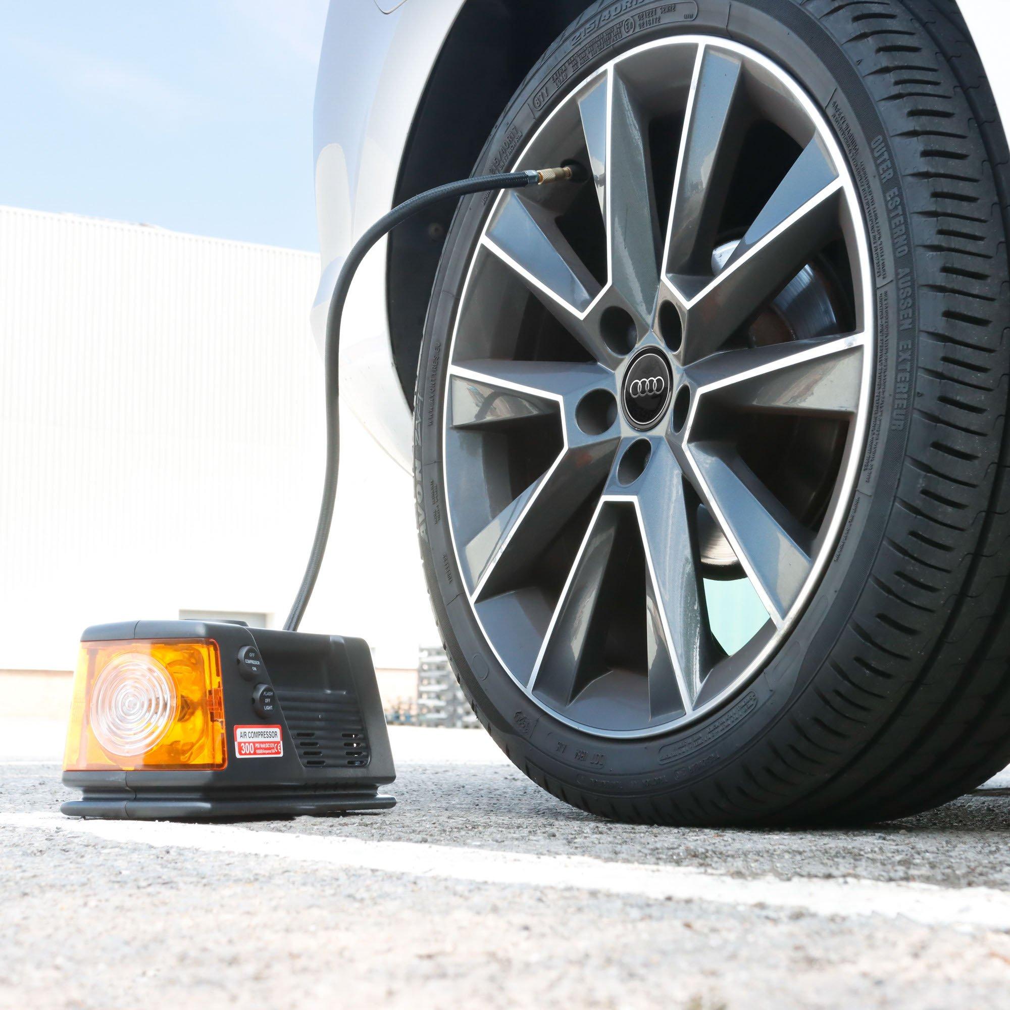 Black - Streetwize - 150PSI 12V Compact Digital Air Compressor- Auto Sh - 3