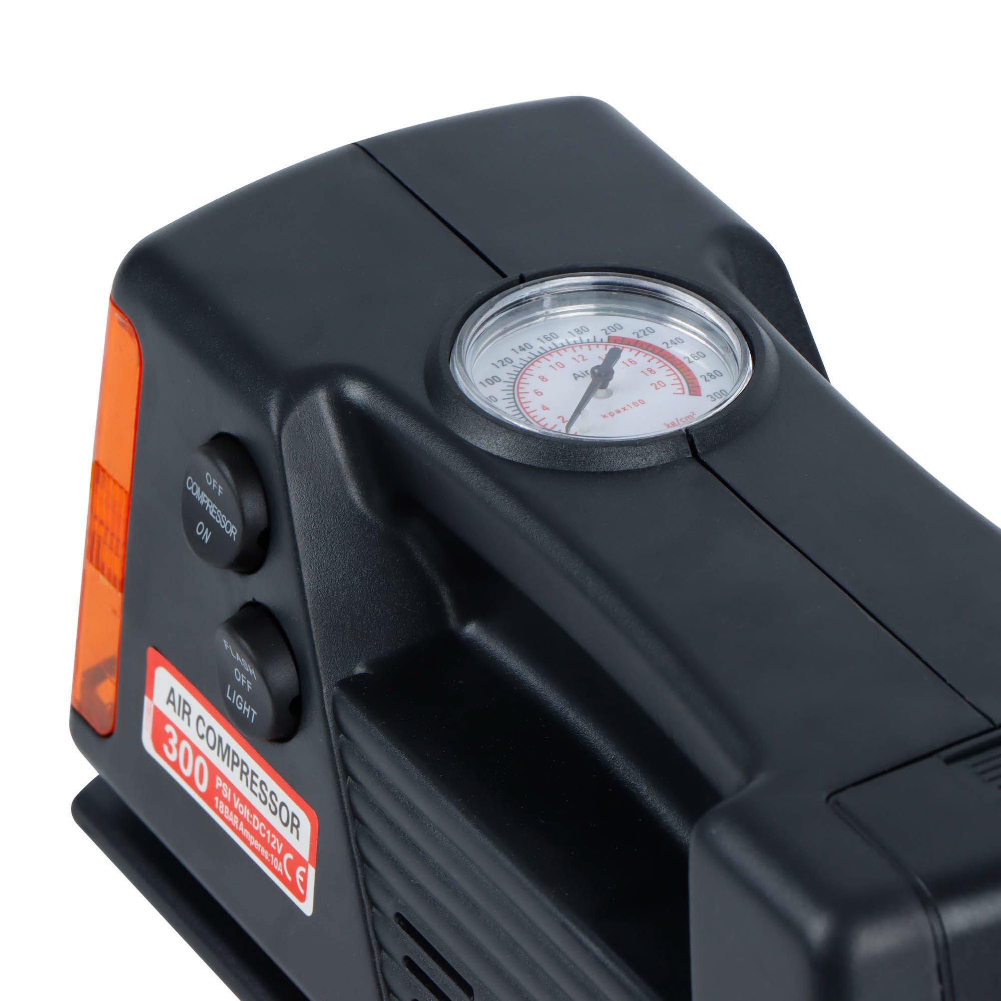 Black - Streetwize - 150PSI 12V Compact Digital Air Compressor- Auto Sh - 4