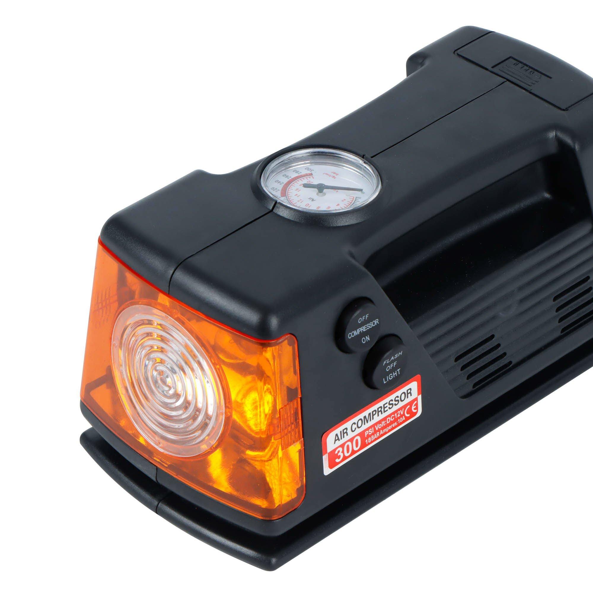 Black - Streetwize - 150PSI 12V Compact Digital Air Compressor- Auto Sh - 5
