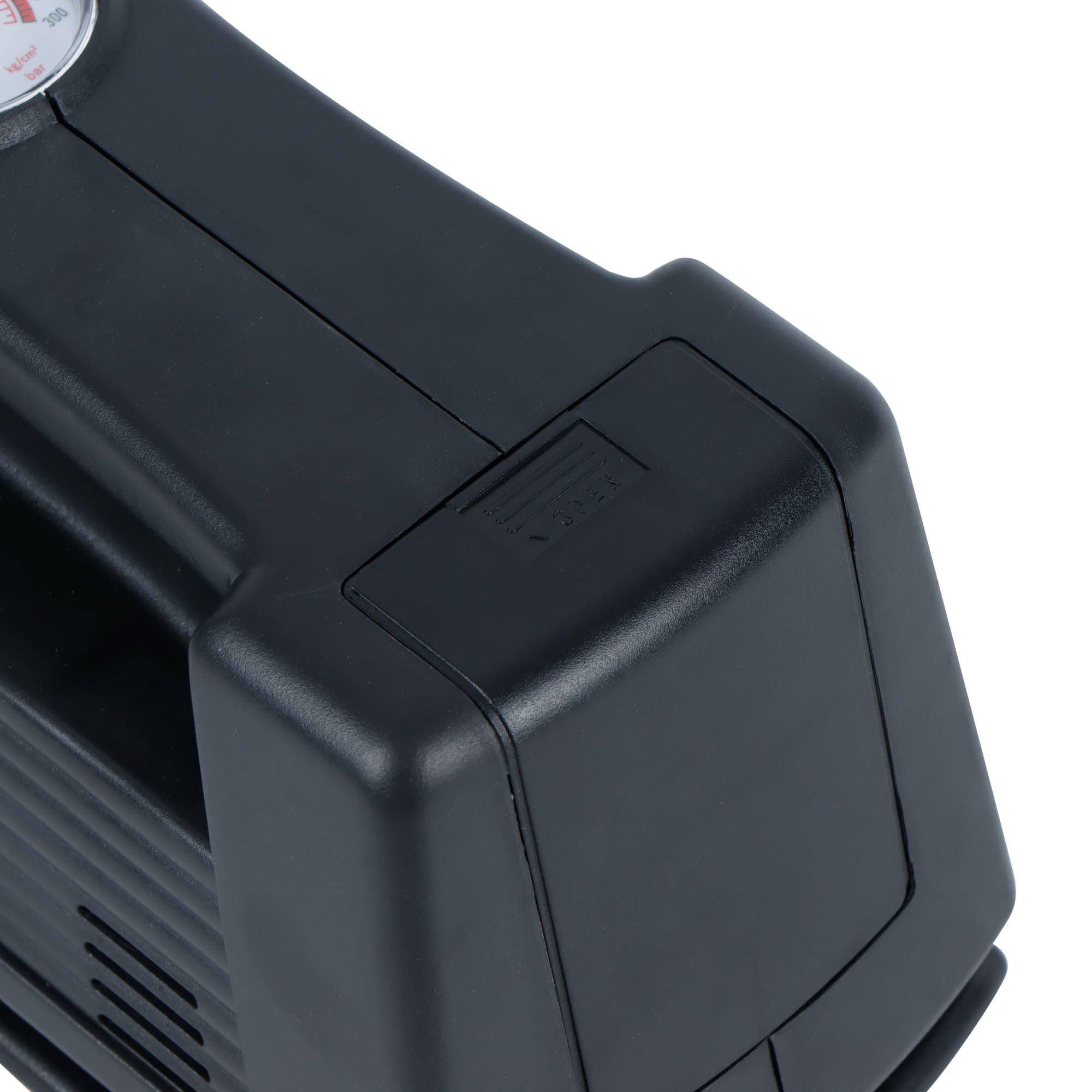 Black - Streetwize - 150PSI 12V Compact Digital Air Compressor- Auto Sh - 6