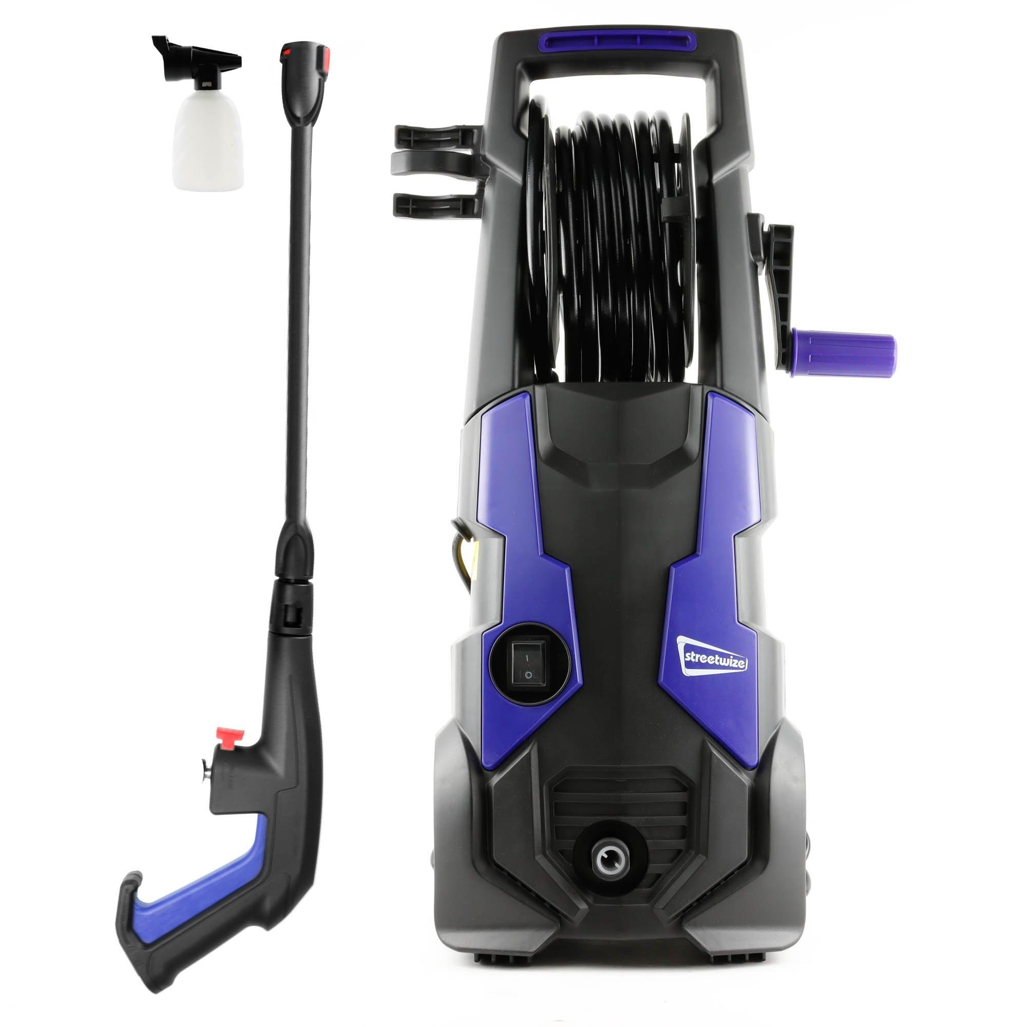 Black - Streetwize - 1900W Pressure Washer With Accessory Kit - 1