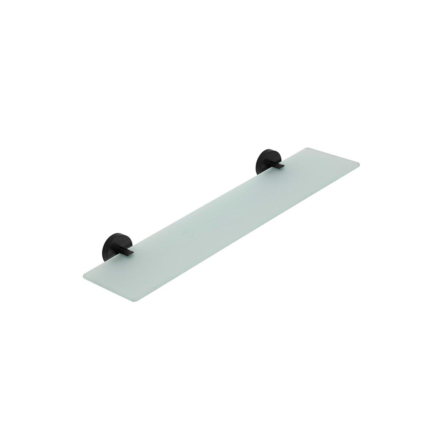 Black - Croydex - Epsom Black Flexi-Fix - Glass Shelf - 2