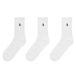 Ralph Lauren 3 Pack Crew Socks