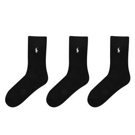 Ralph Lauren 3 Pack Crew Socks