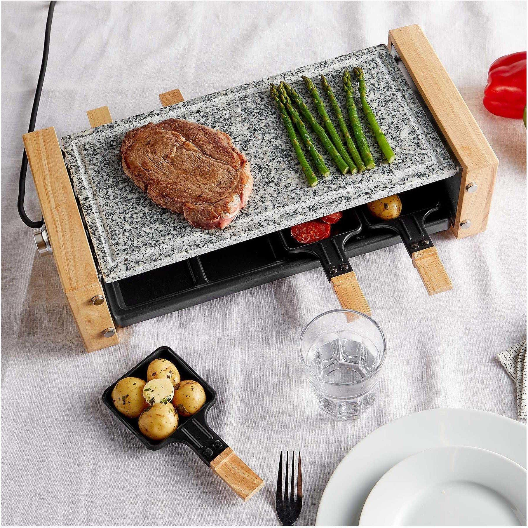 Black - VonShef - VonShef 8 Person Raclette